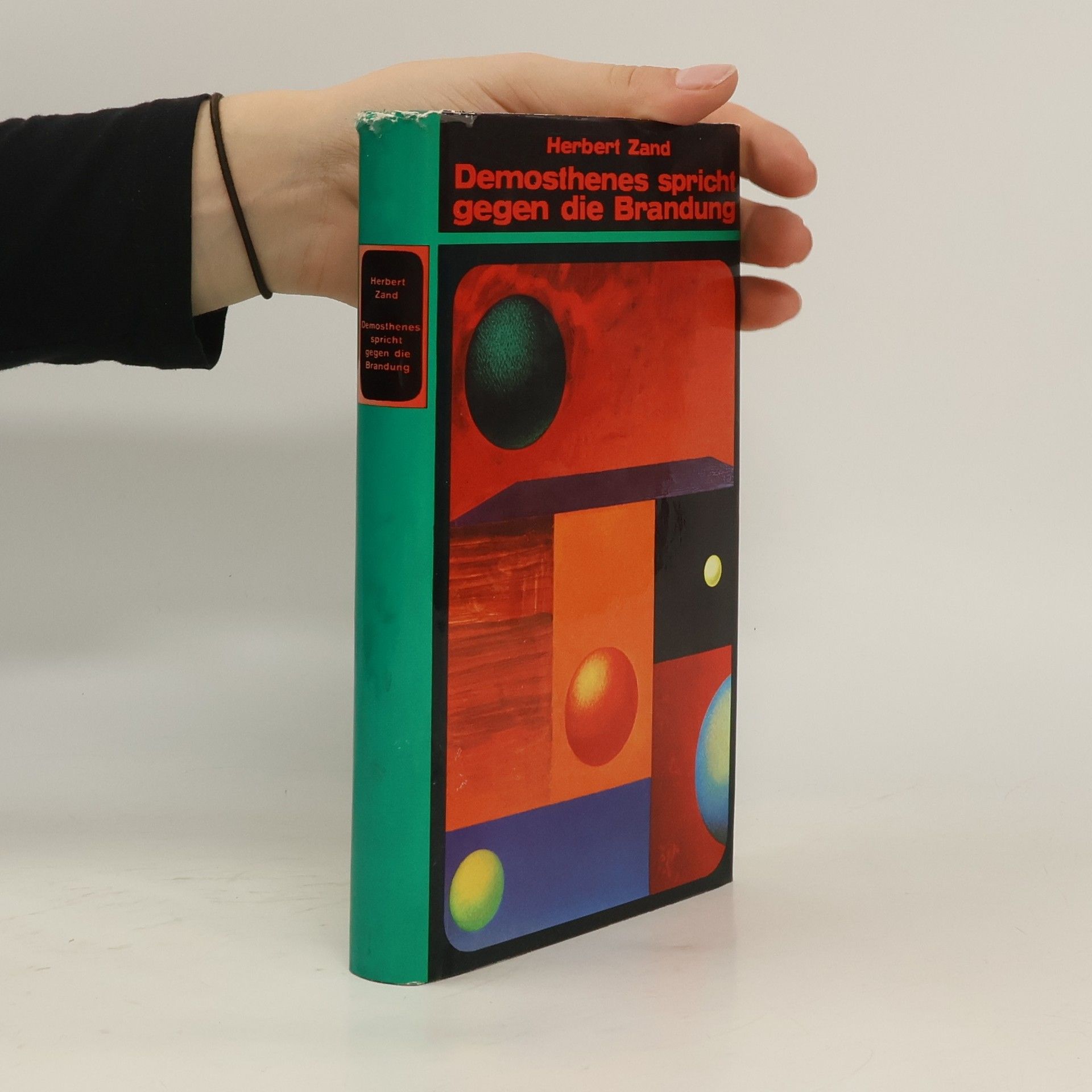 Demosthenes spricht gegen die Brandung