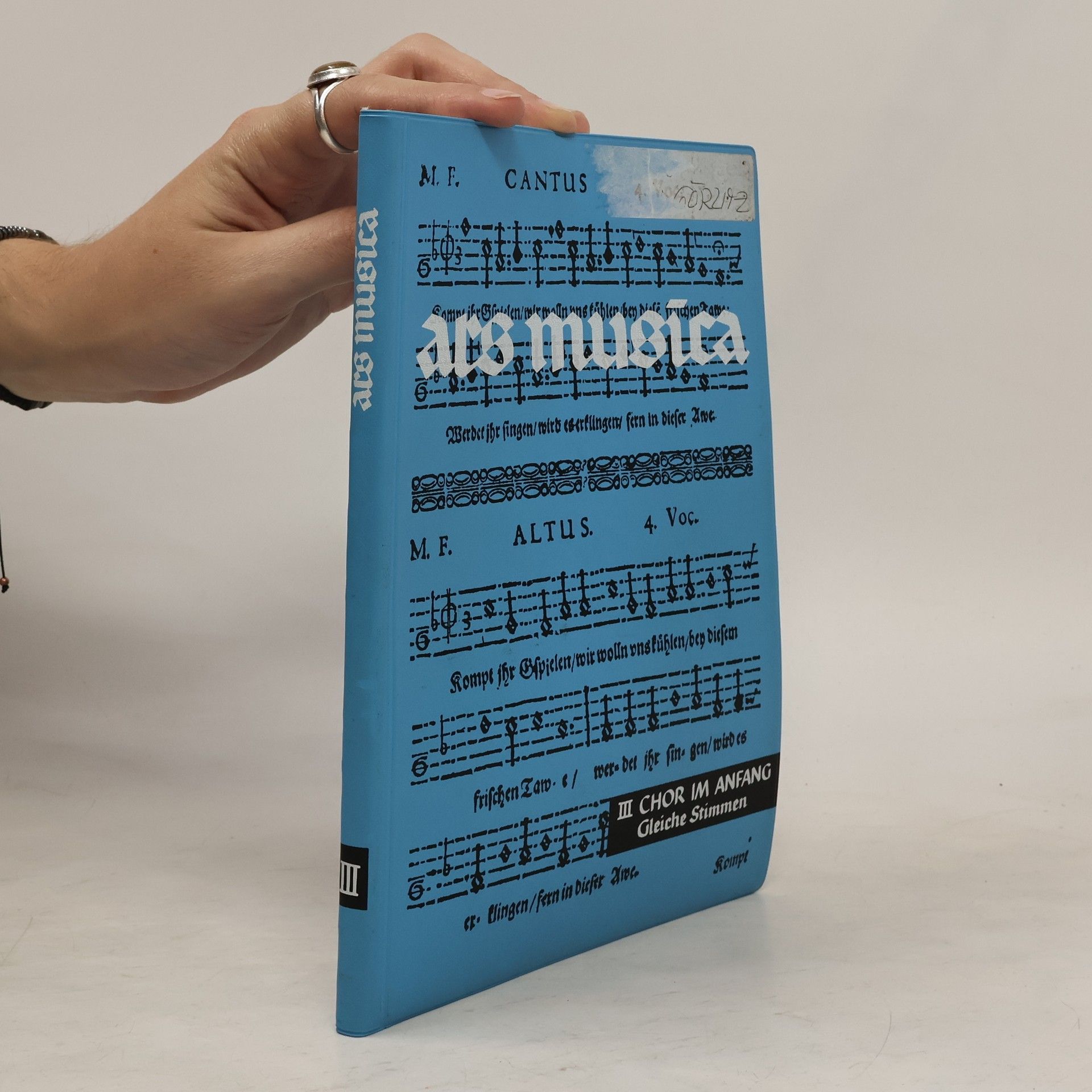 Collectif d'auteurs Ars musica III. Chor im Anfang
