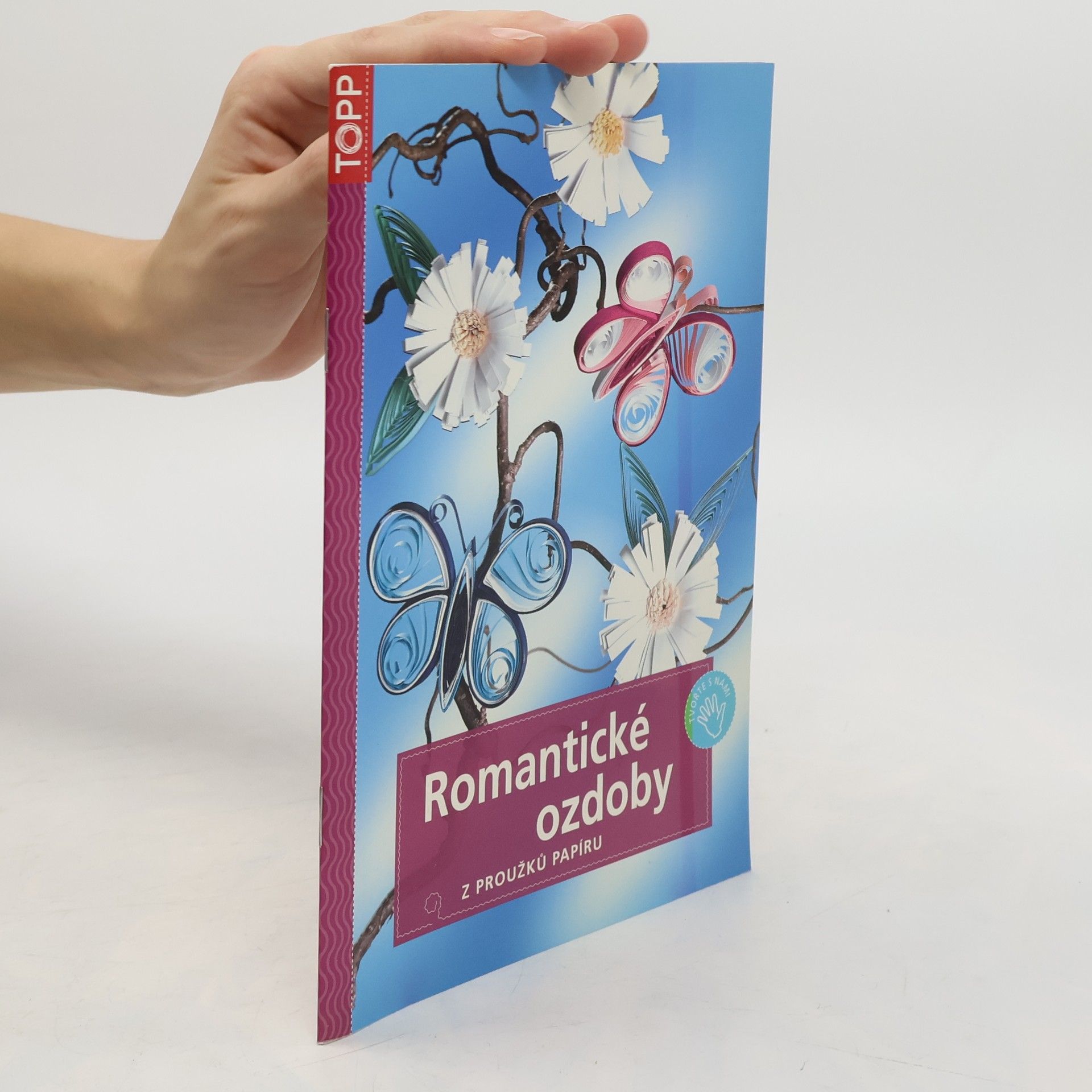 Margarete Vogelbacher Romantické ozdoby z proužků papíru