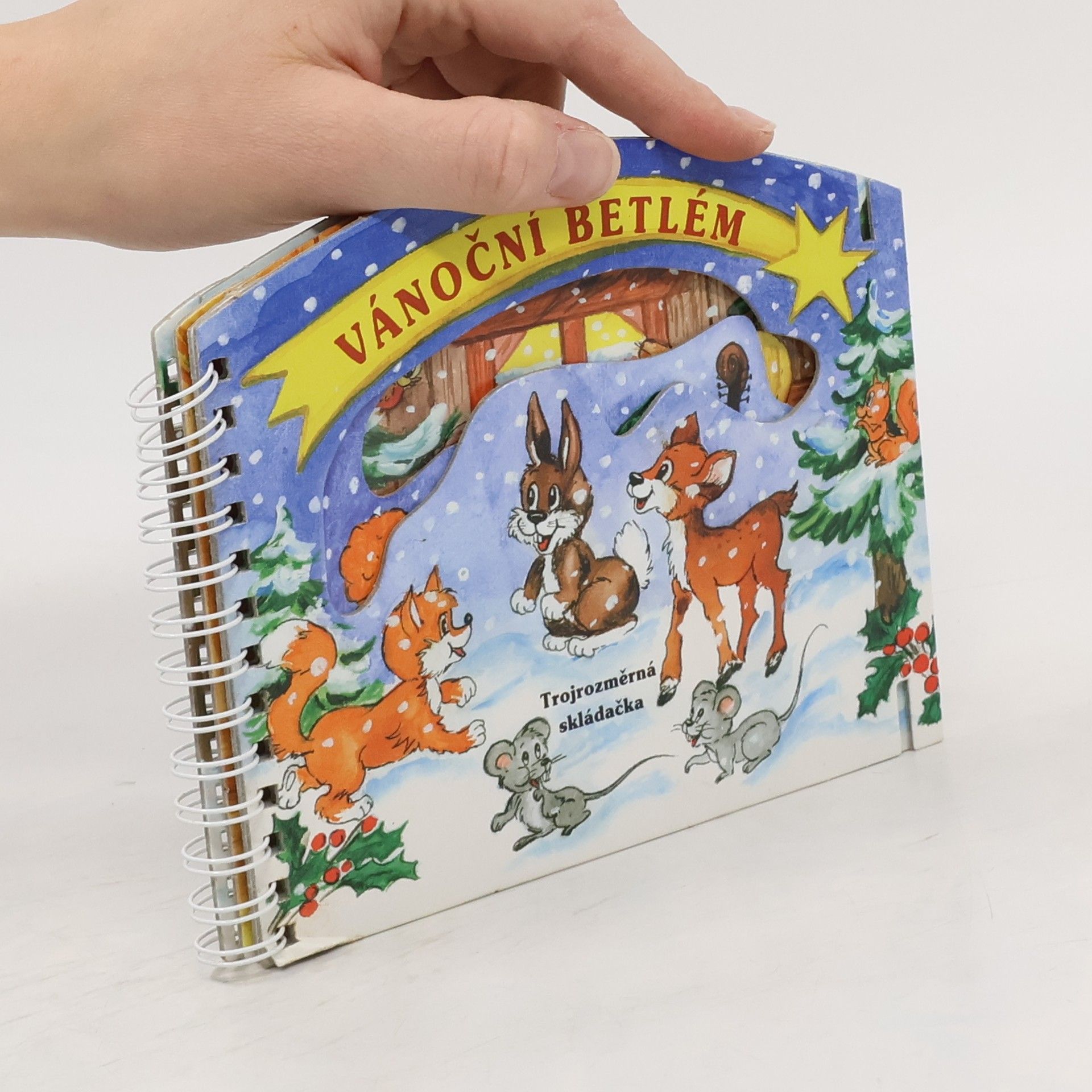 Vladimíra Vopičková Vánoční betlém. trojrozměrná skládačka
