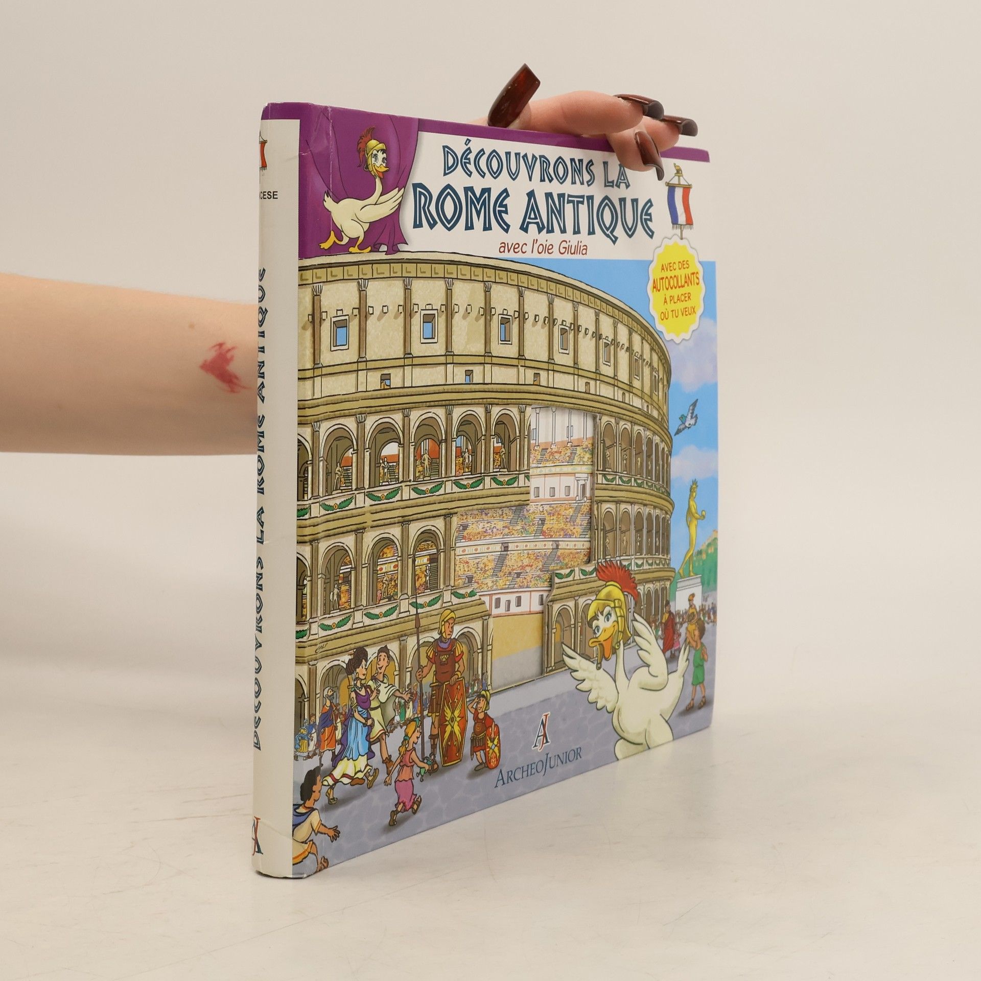 Collectif d'auteurs Découvrons la Rome antique avec l´oie Guilia