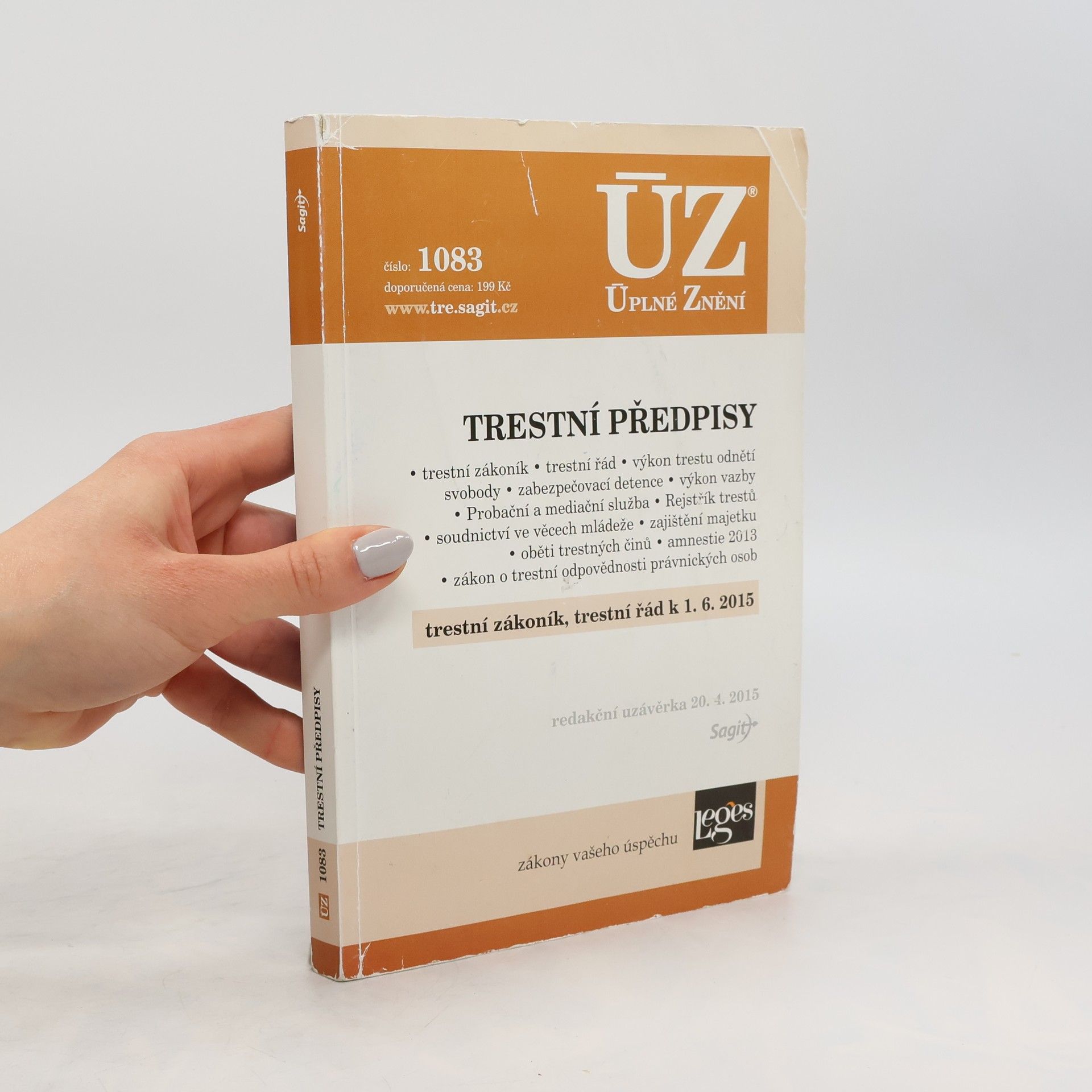 Kolektiv autorů Trestní předpisy [ÚZ 2015 č. 1083]