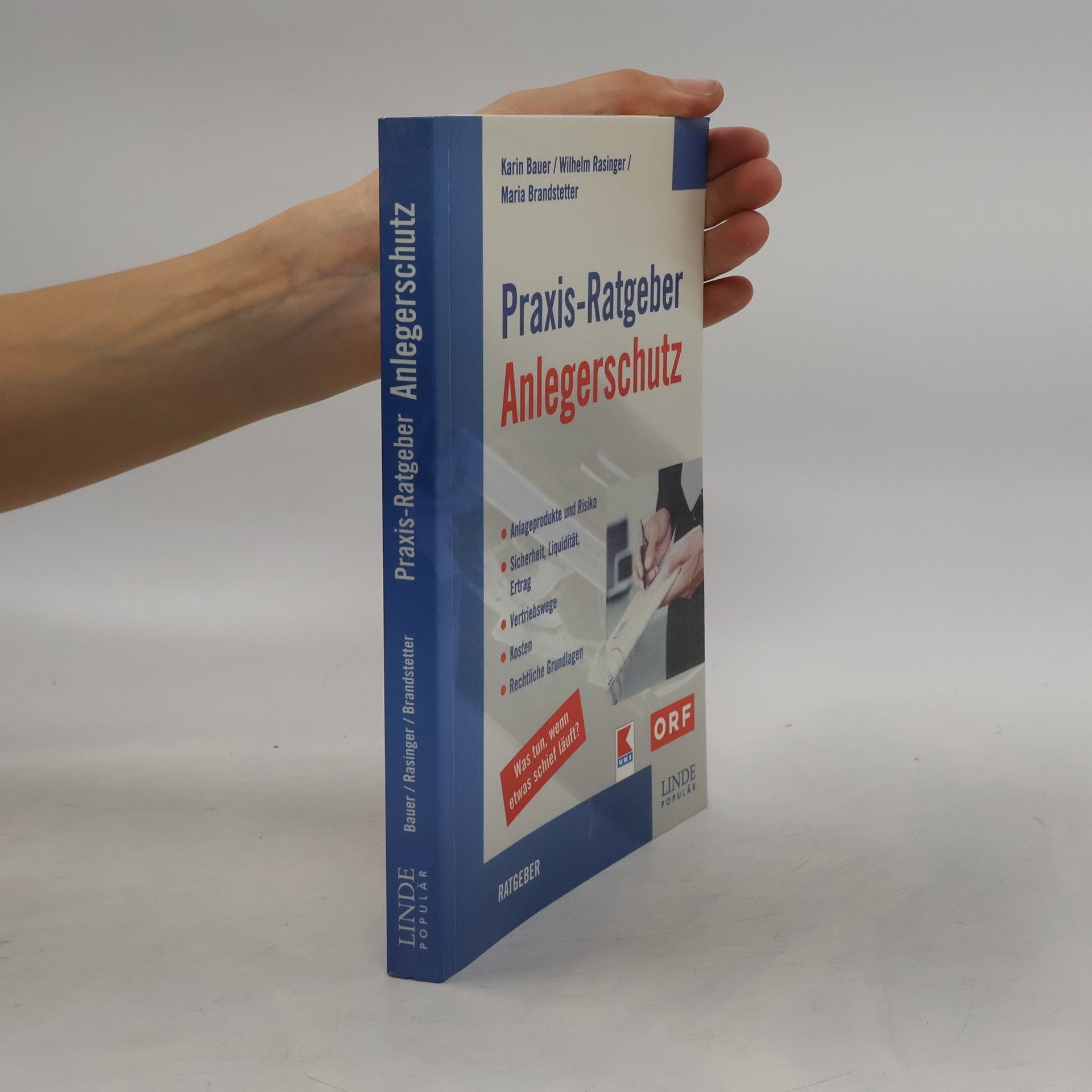 Karin Bauer Praxis-Ratgeber Anlegerschutz