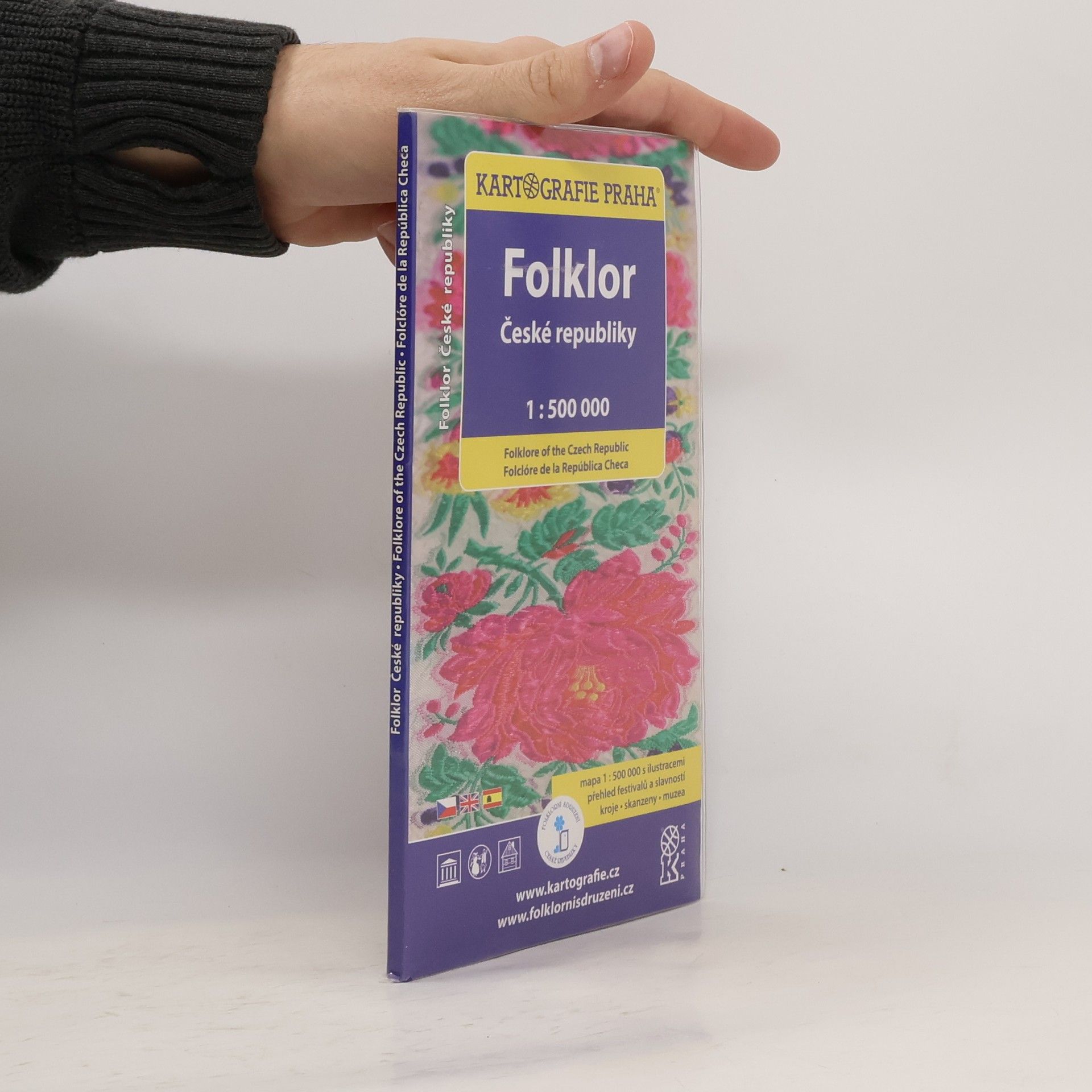 Kartografie Praha Folklor České republiky 1:500 000