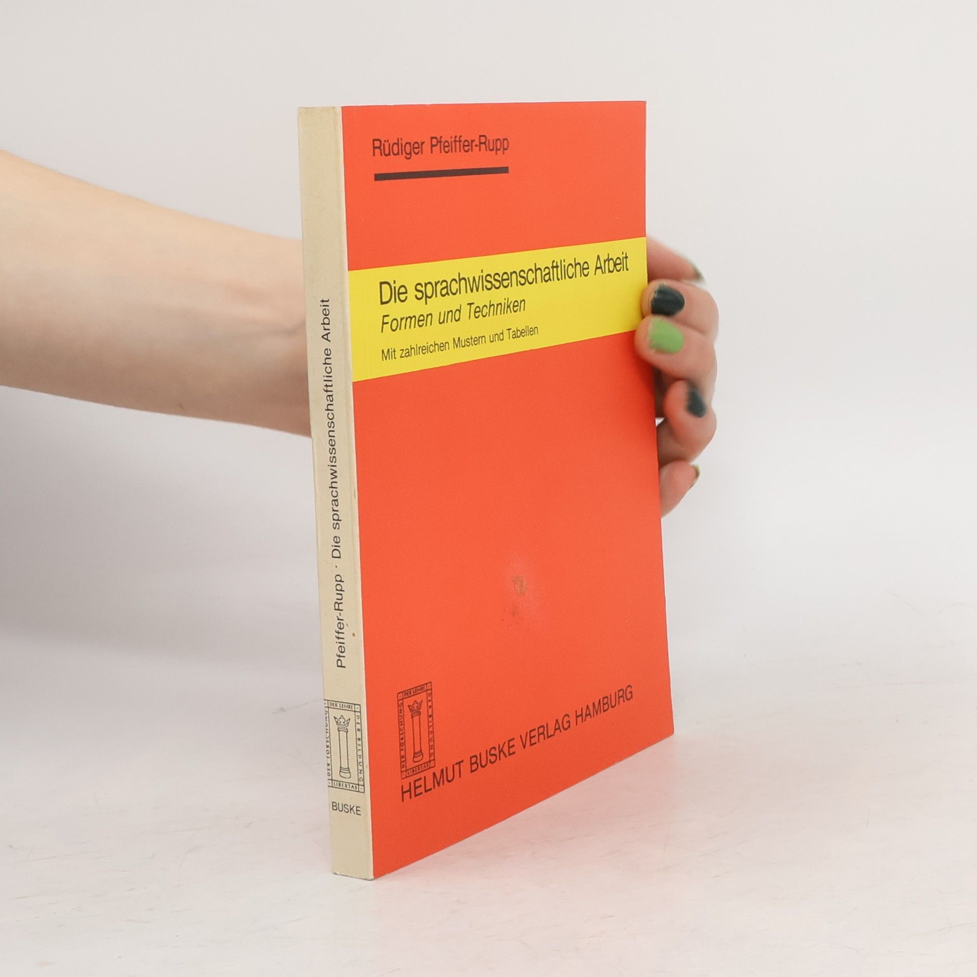 Rüdiger Pfeiffer Die sprachwissenschaftliche Arbeit
