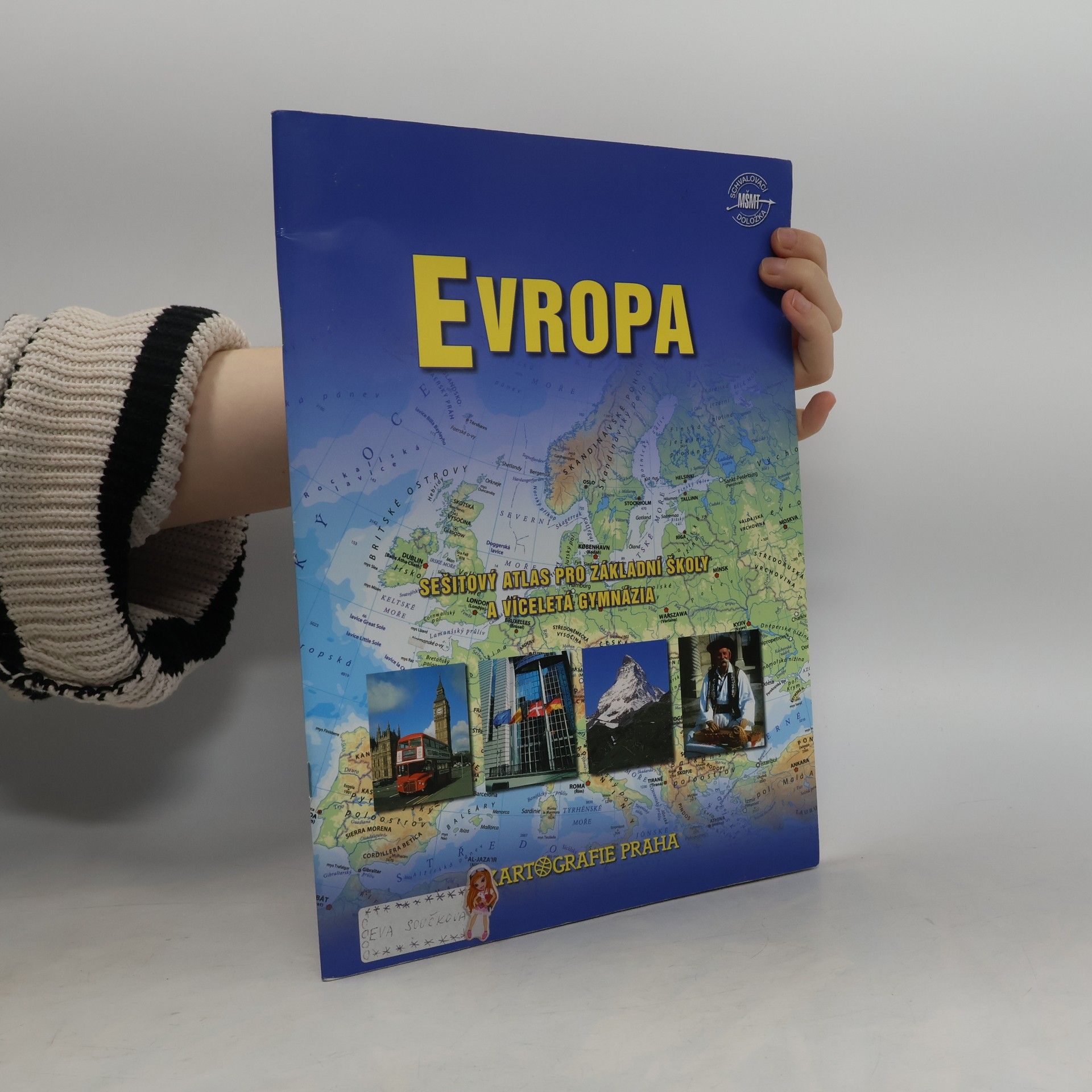 Autorenkollektiv Evropa sešitový atlas pro základní školy a víceletá gymnázia