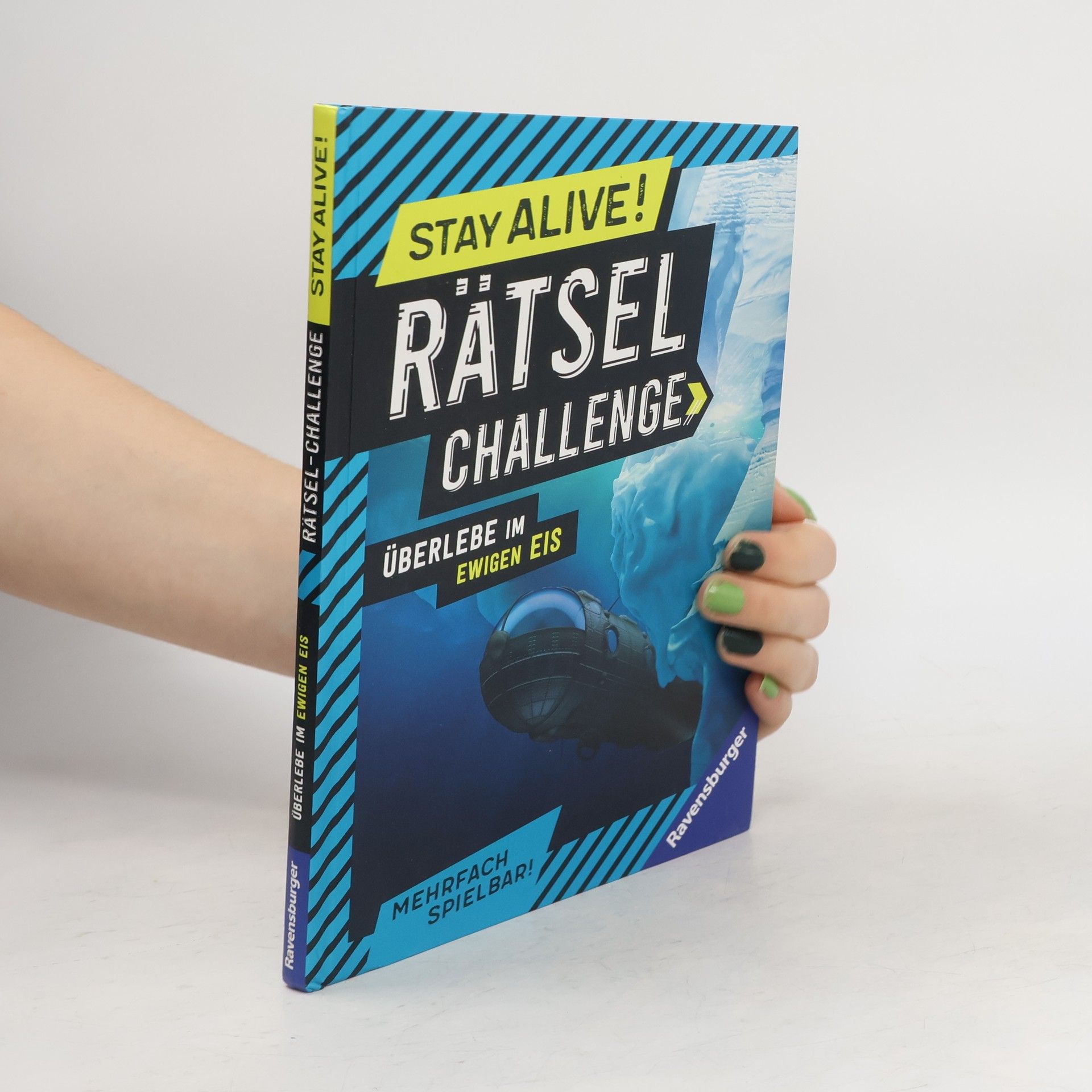 Martine Richter Ravensburger Stay alive! Rätsel-Challenge - Überlebe im ewigen Eis - Rätselbuch für Gaming-Fans ab 8 Jahren