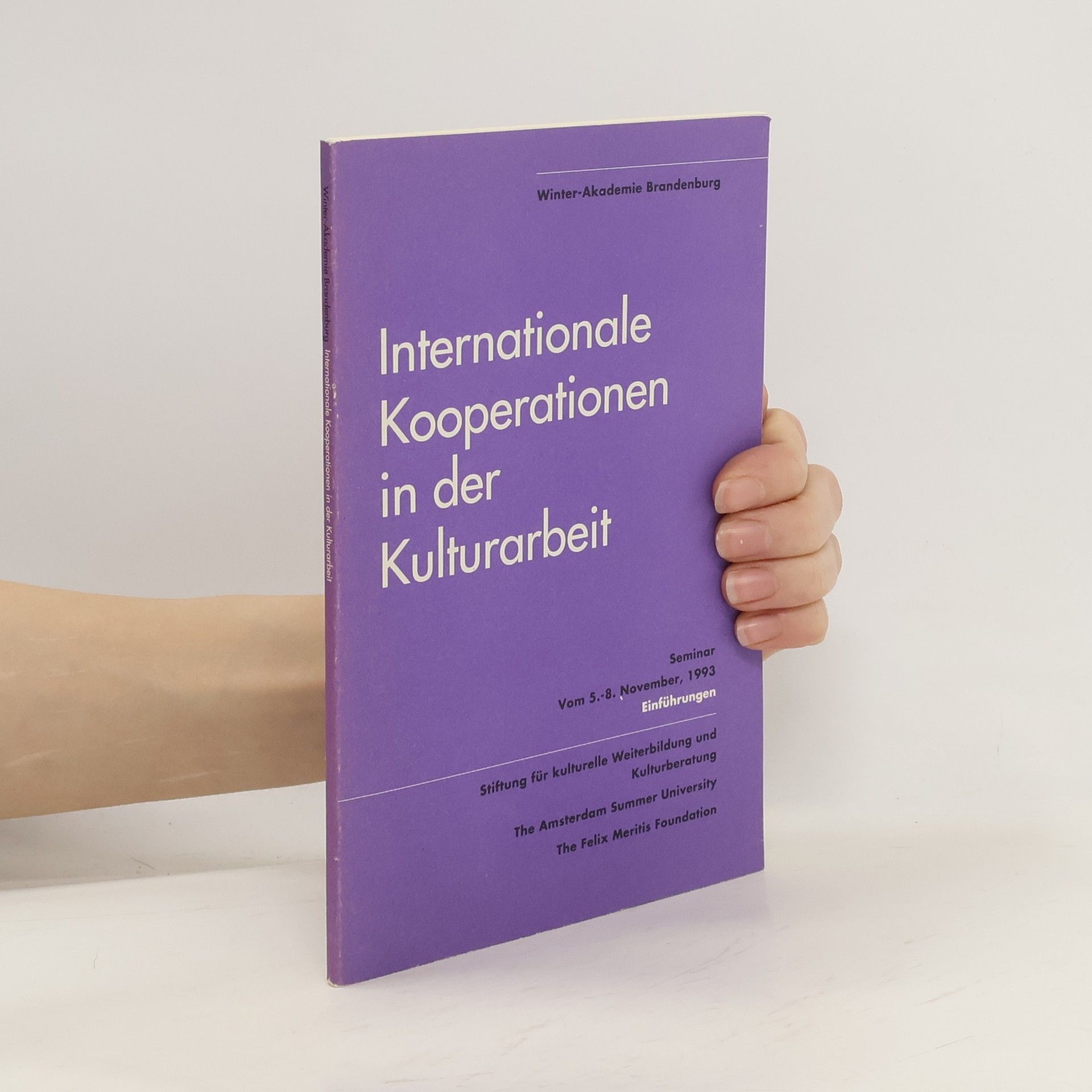 Collectif d'auteurs Internationale Kooperationen in der Kulturarbeit