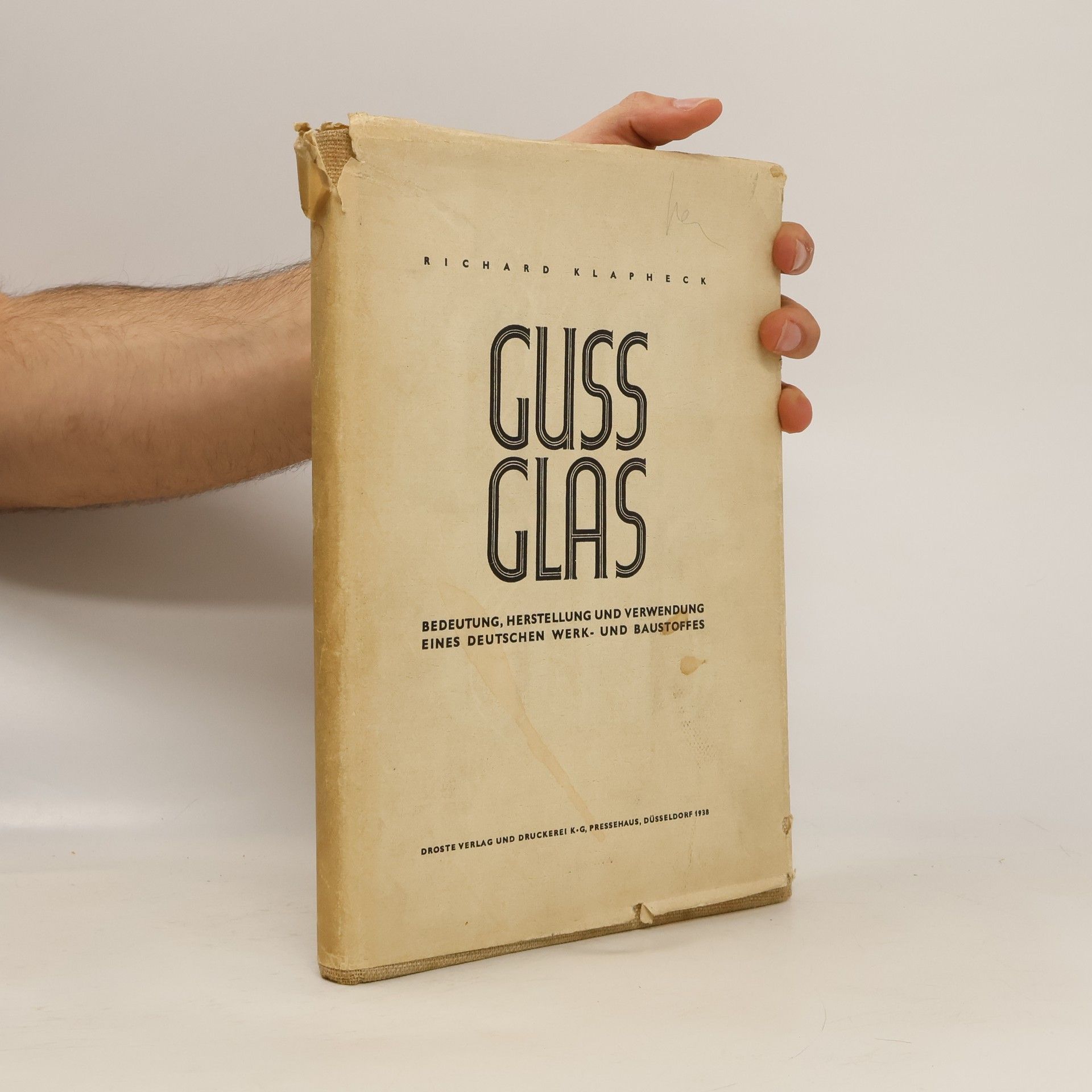 Richard Klapheck Guss Glas