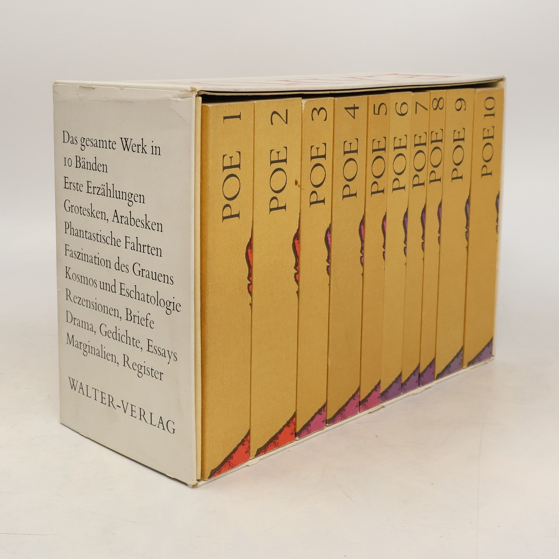 Edgar Allan Poe Das gesamte Werk in zehn Bänden 1 - 10