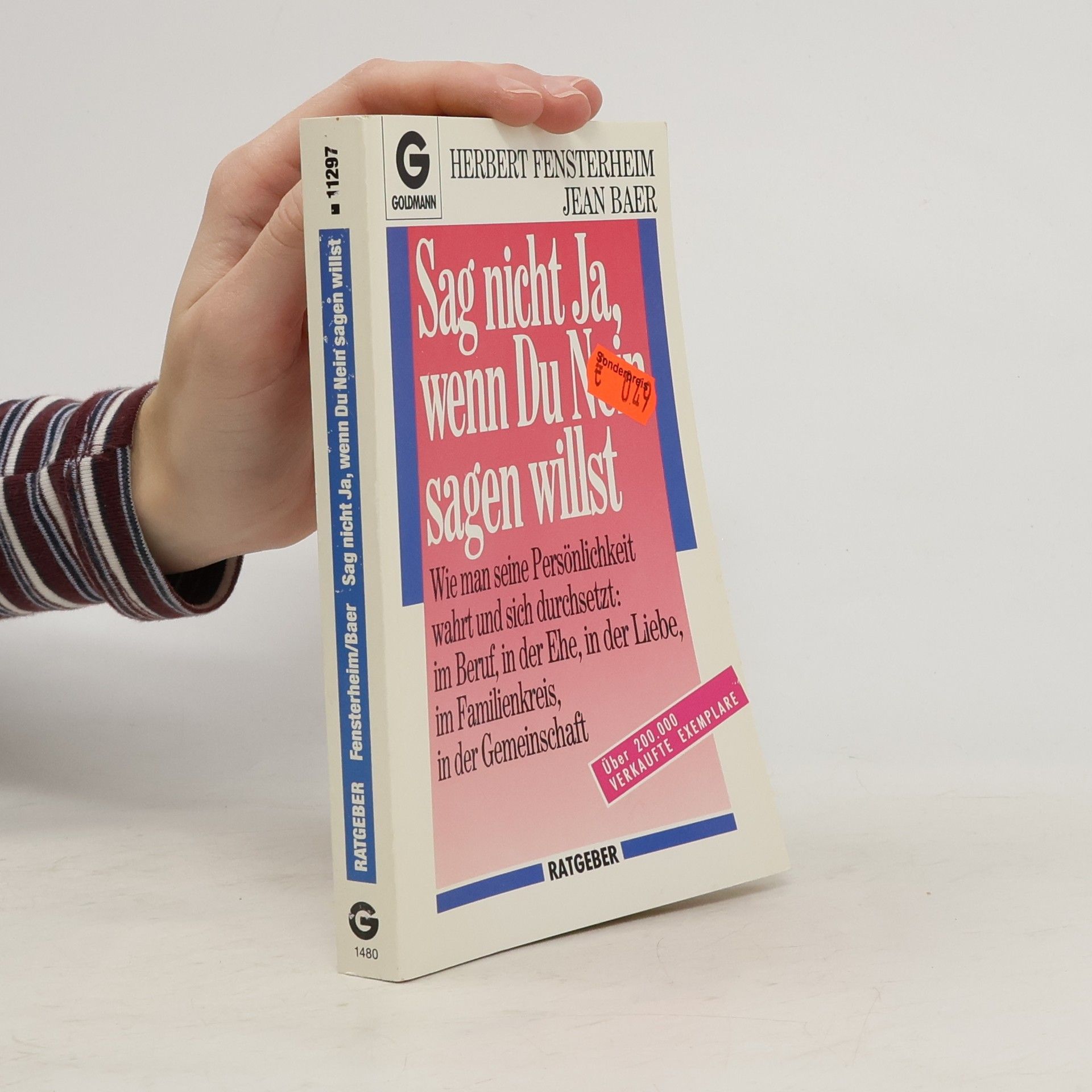Herbert Fensterheim Sag nicht Ja, wenn Du Nein sagen willst