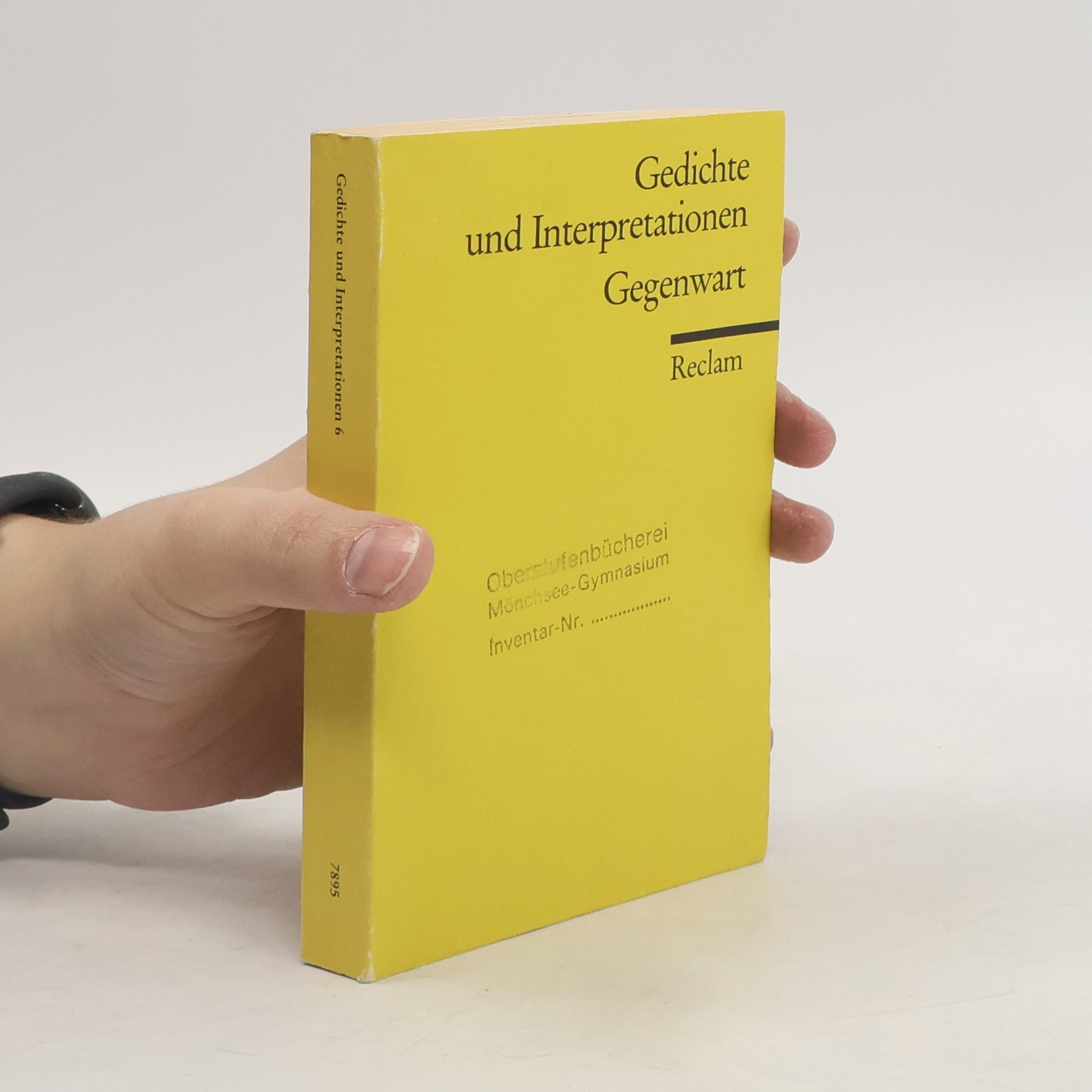 Walter Hinck Gedichte und Interpretationen