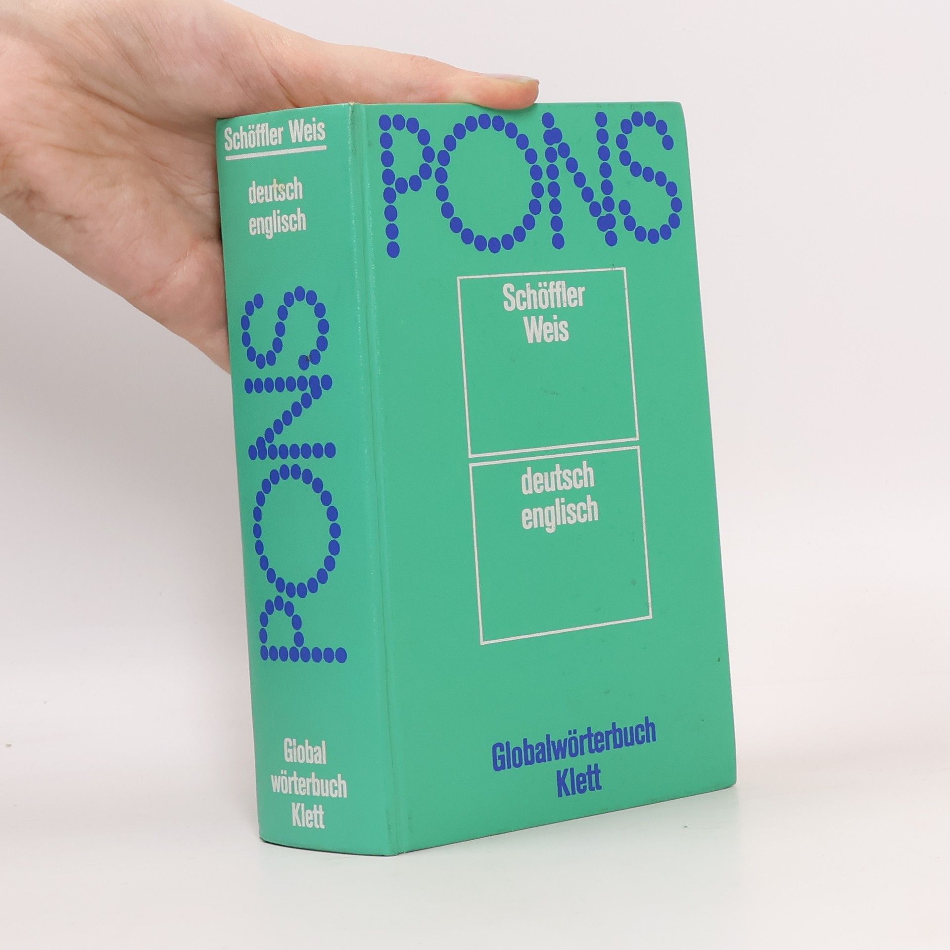 Erwin Weis Pons-Globalwörterbuch Englisch-Deutsch, Deutsch-Englisch