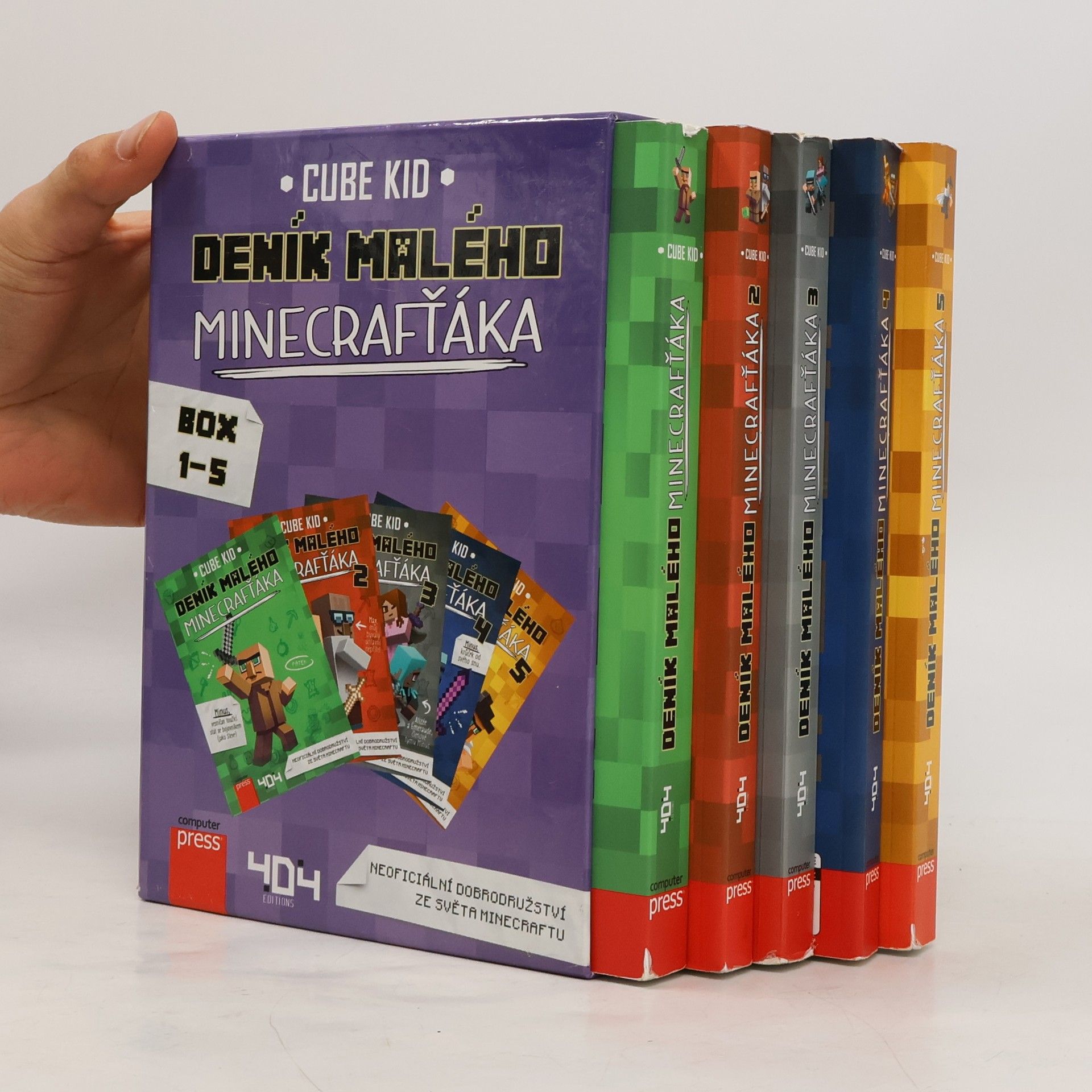Barbora Antonová Deník malého Minecrafťáka. Box 1-5