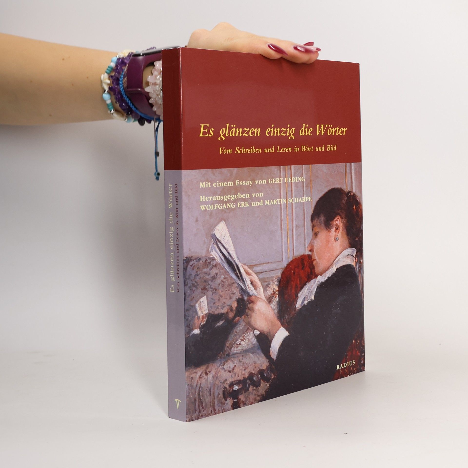 Wolfgang Erk Es glänzen einzig die Wörter. Schreiben und Lesen in Wort und Bild