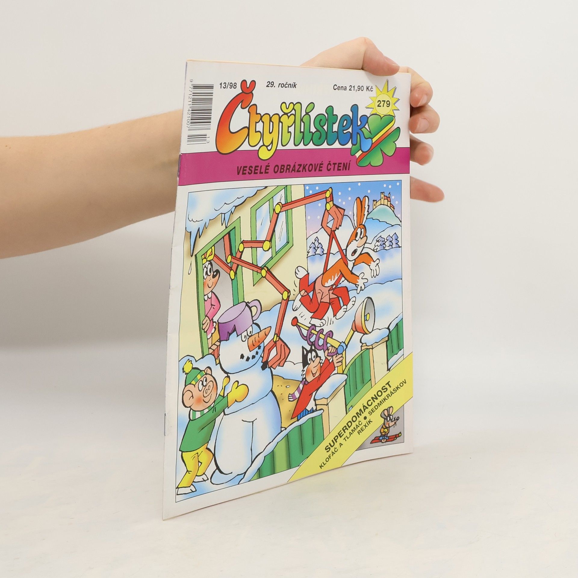 Collectif d'auteurs Čtyřlístek 279. 13/1998. Superdomácnost