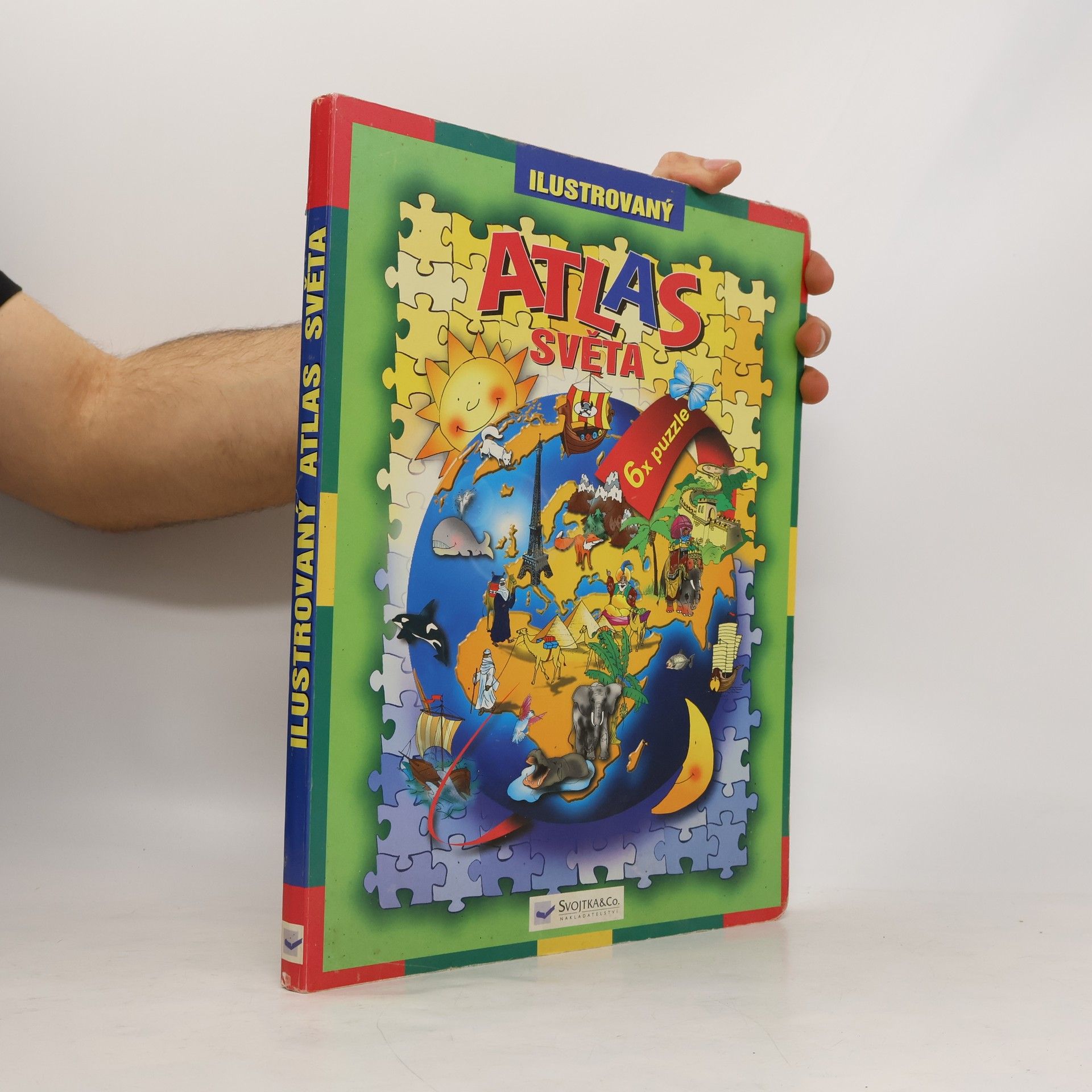 Kolektiv autorů Ilustrovaný atlas světa. 6 x puzzle
