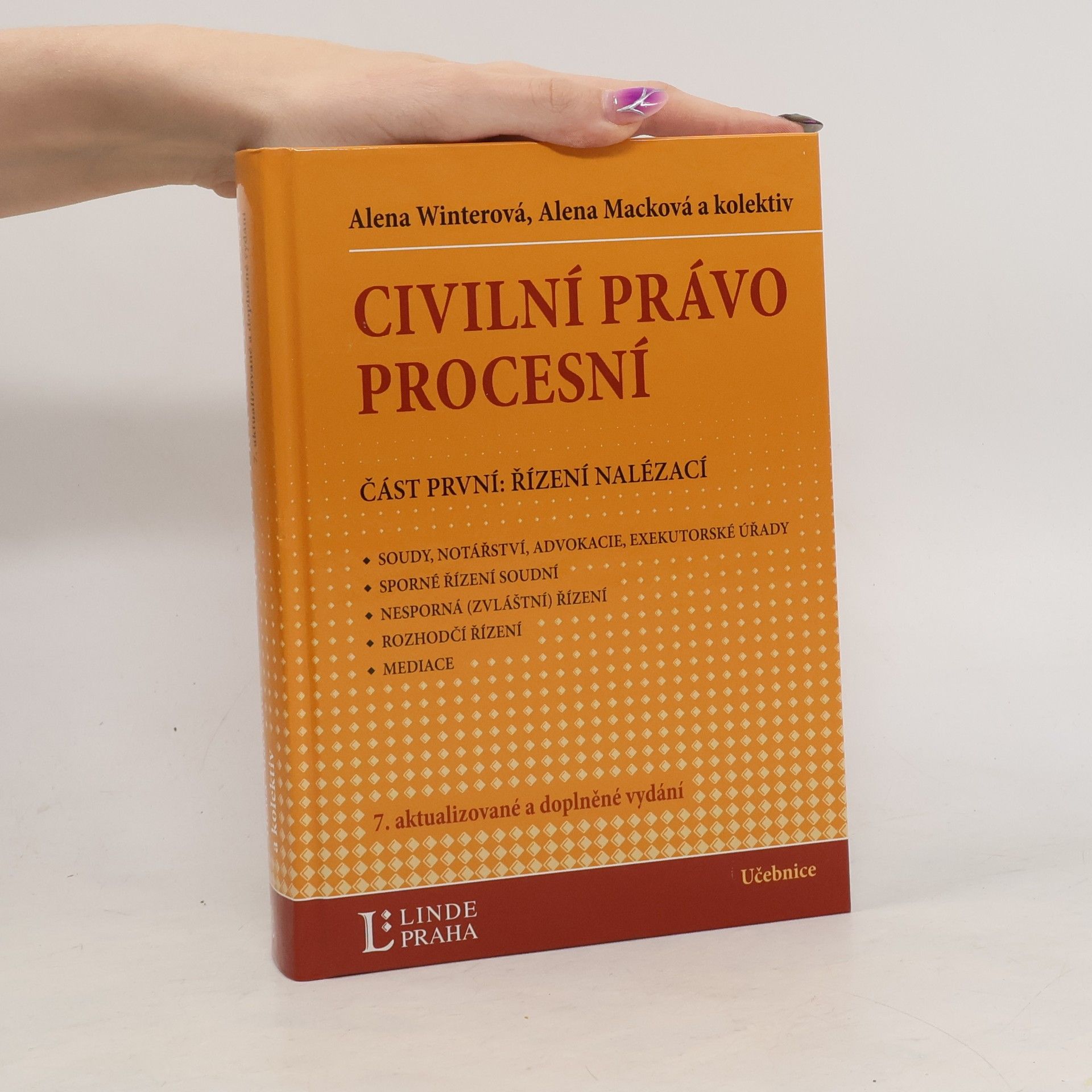 Civilní právo procesní : vysokoškolská učebnice. Část první, Řízení nalézací