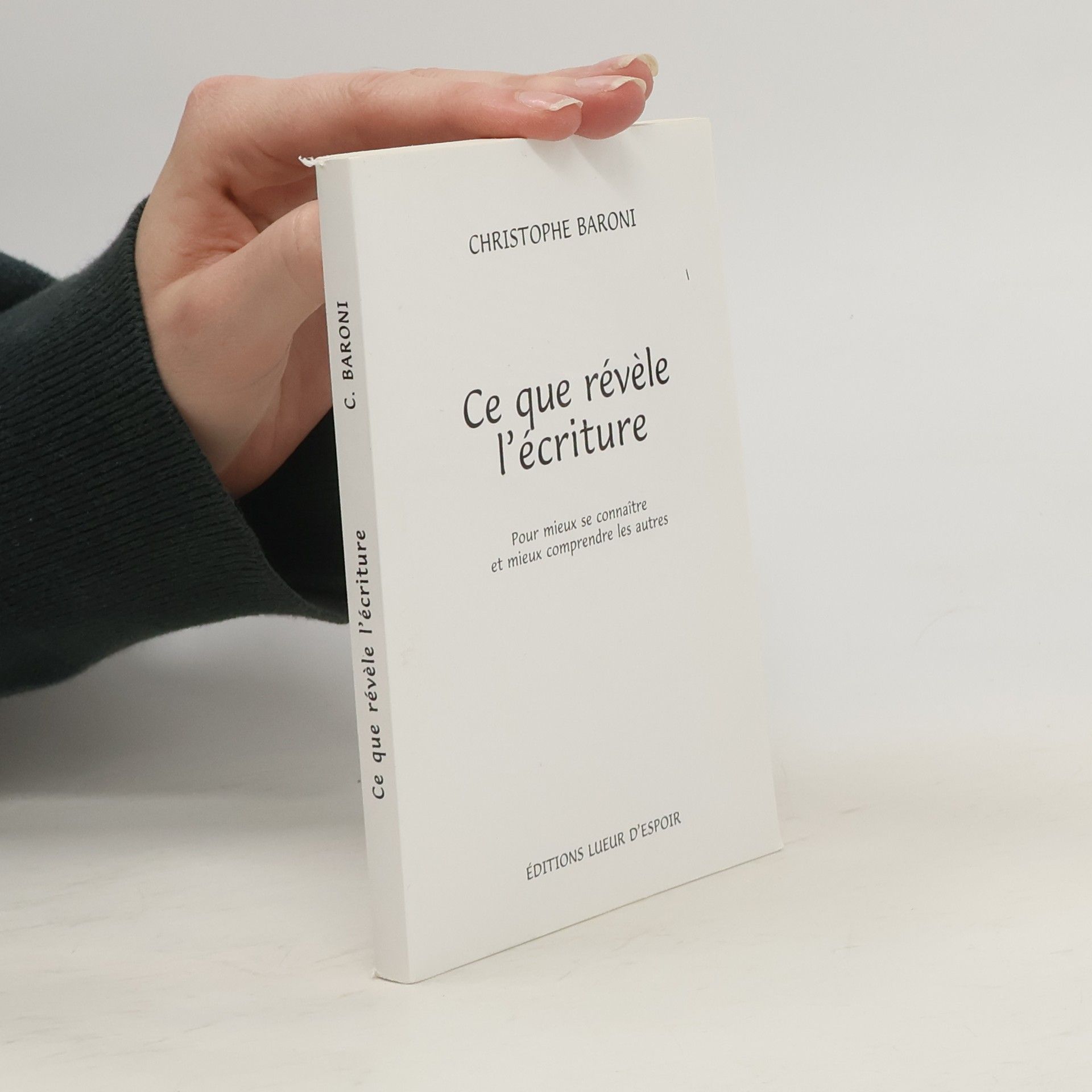 Ce que révèle l'écriture