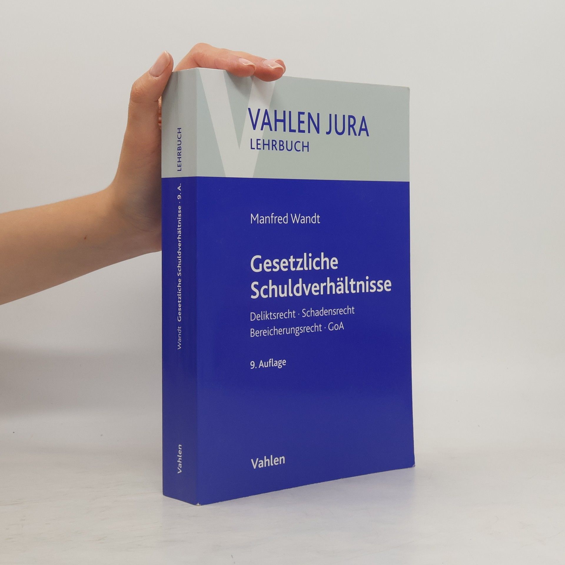 Manfred Wandt Gesetzliche Schuldverhältnisse