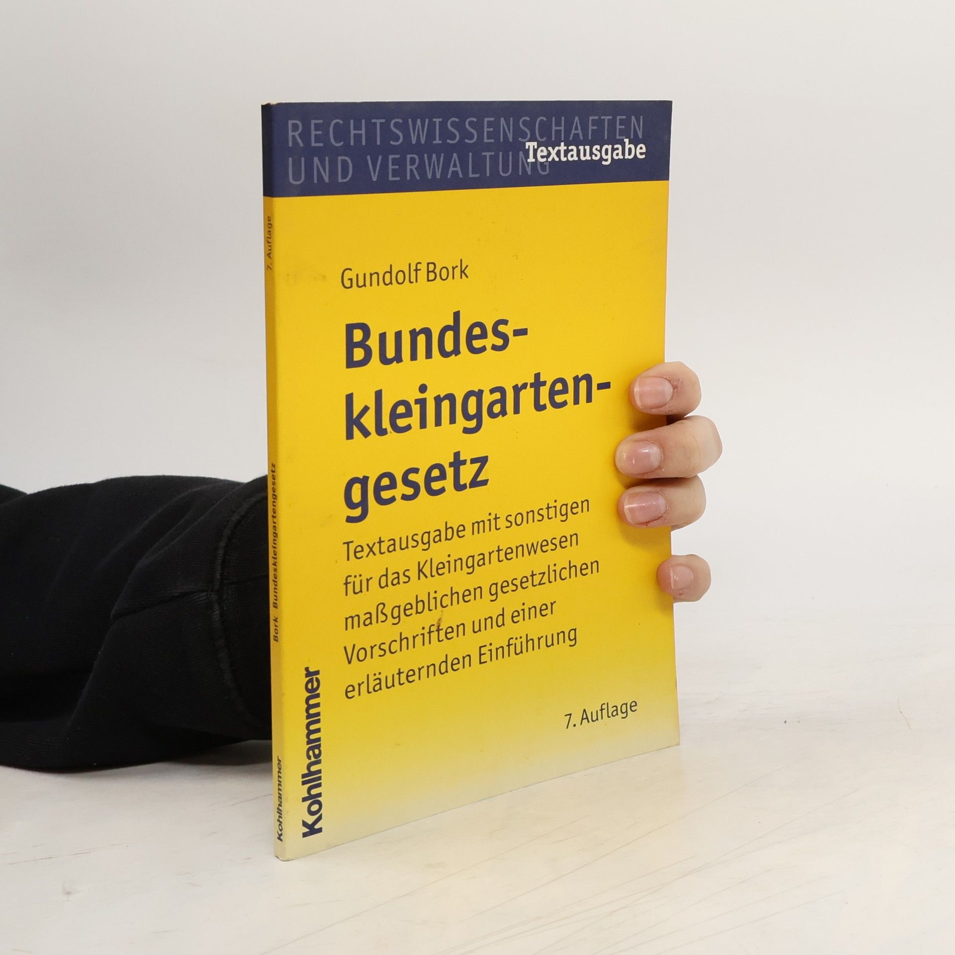 Gundolf Bork Bundeskleingartengesetz