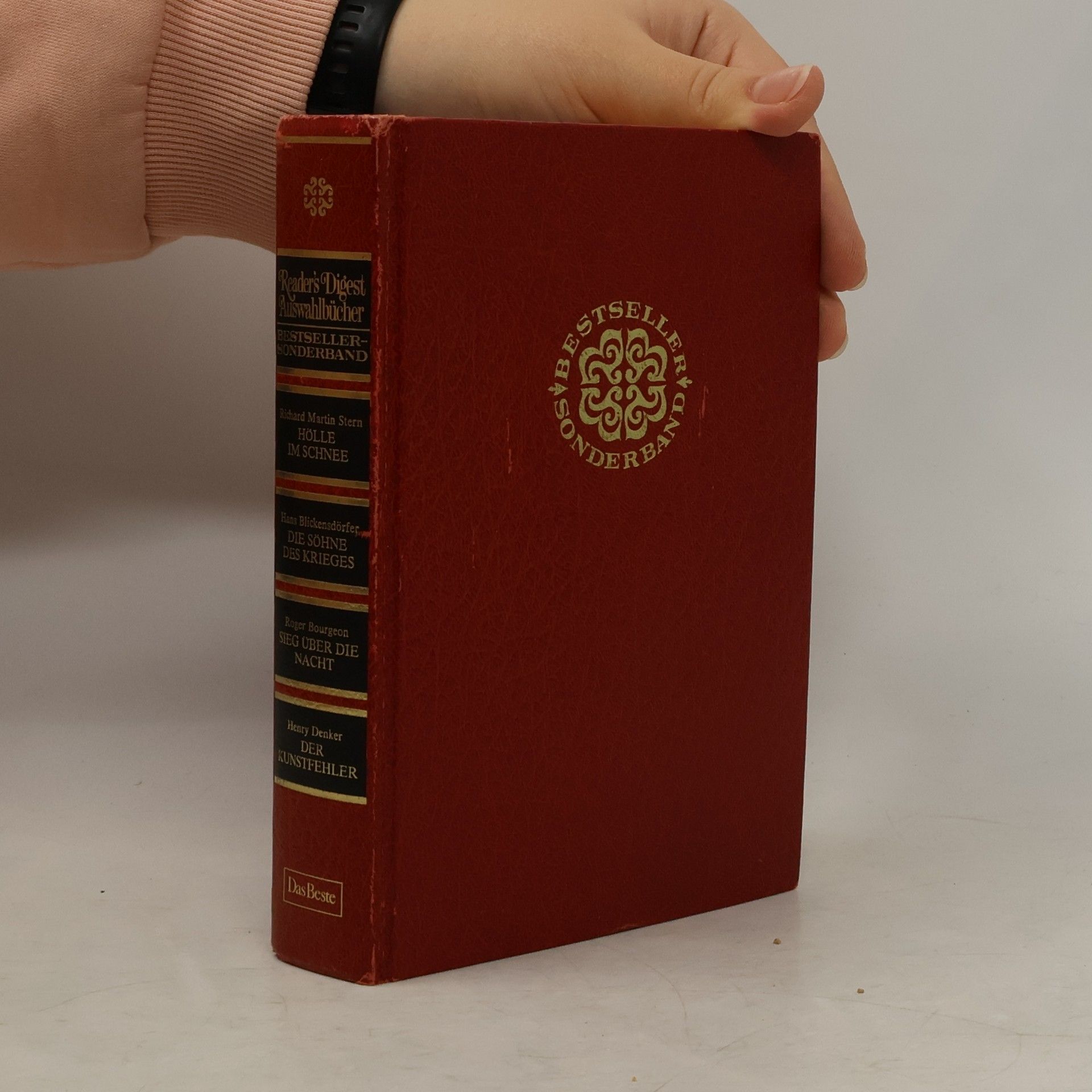 Richard Martin Stern Reader's Digest Auswahlbücher. Hölle im Schnee. Die Söhne des Krieges. Sieg über die Nacht. Der Kunstfehler