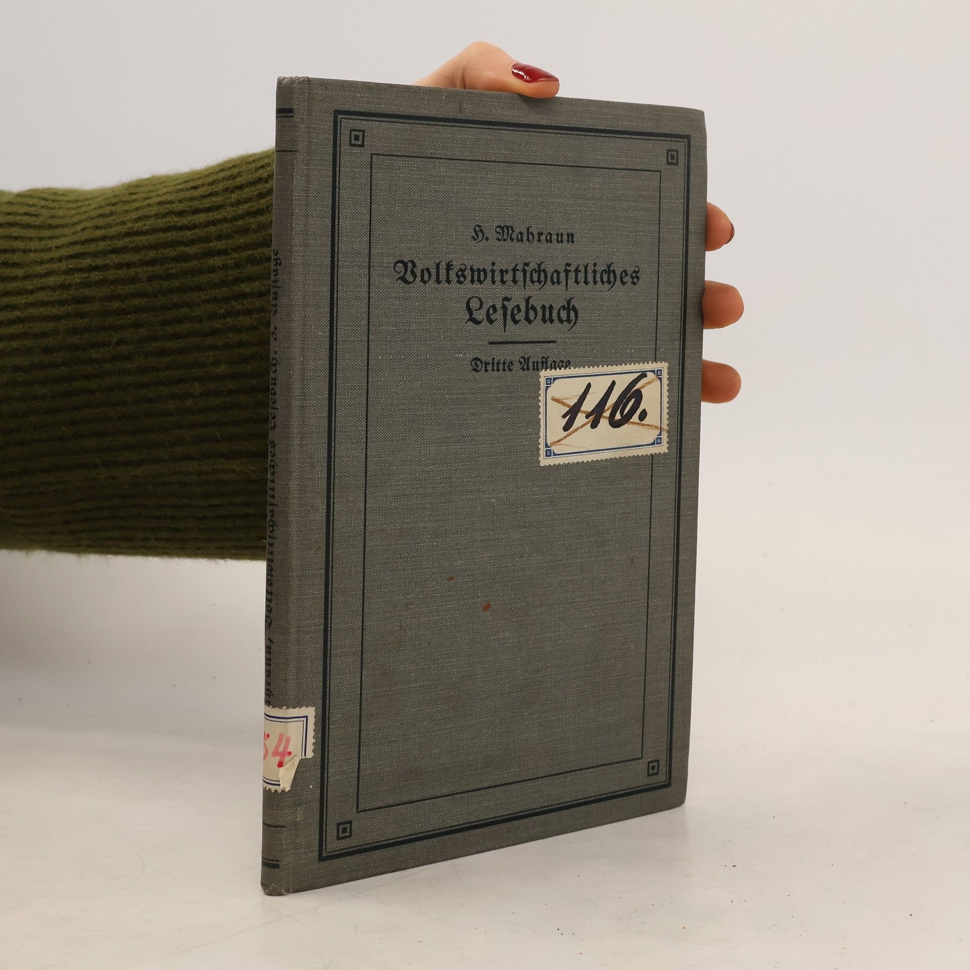 S. Uhlmann Volkswirtschaftliches Lesebuch zum Unterrichtsgebrauch