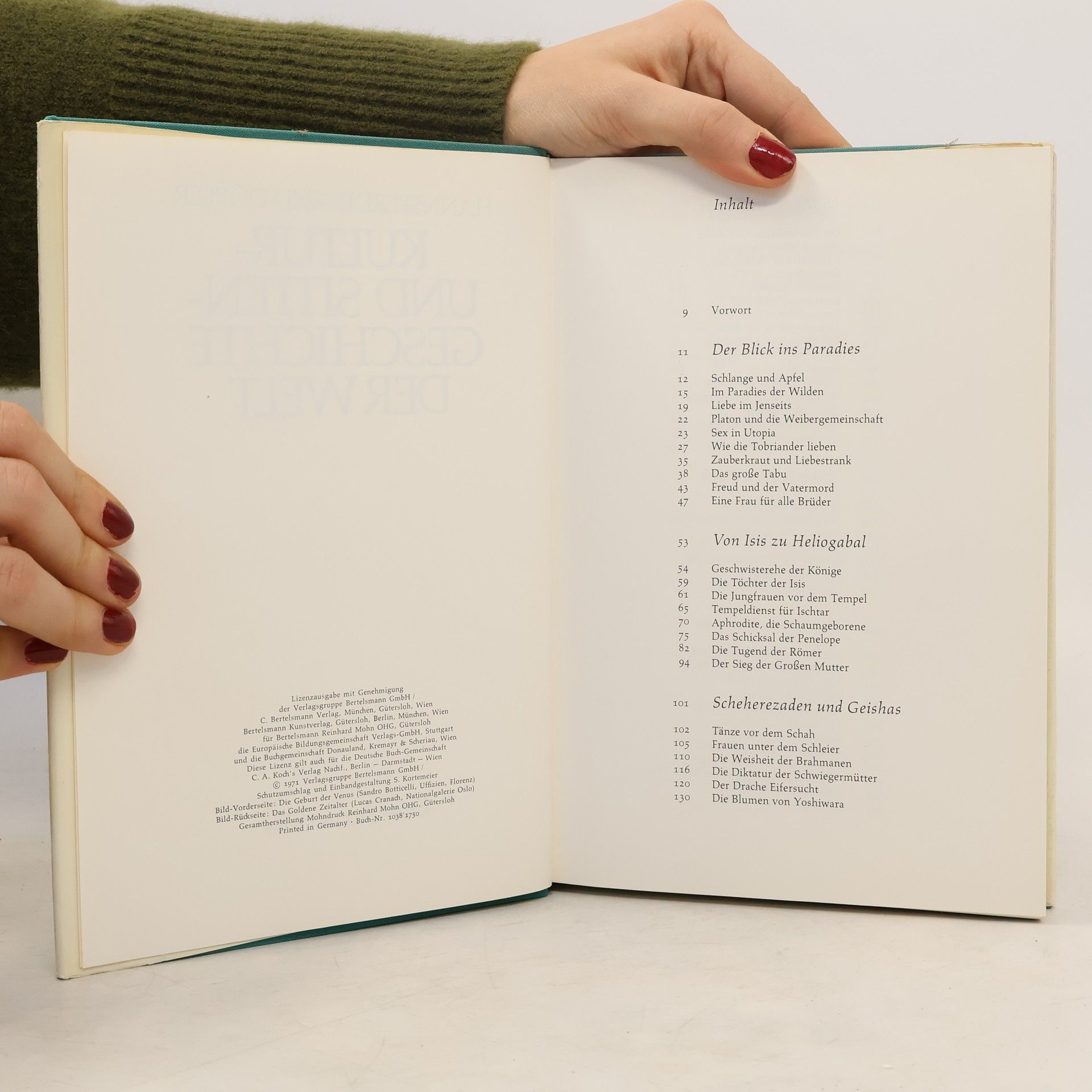 Autorenkollektiv Kultur- und Sitten- Geschichte der Welt. Eros, Sexus, Sitte