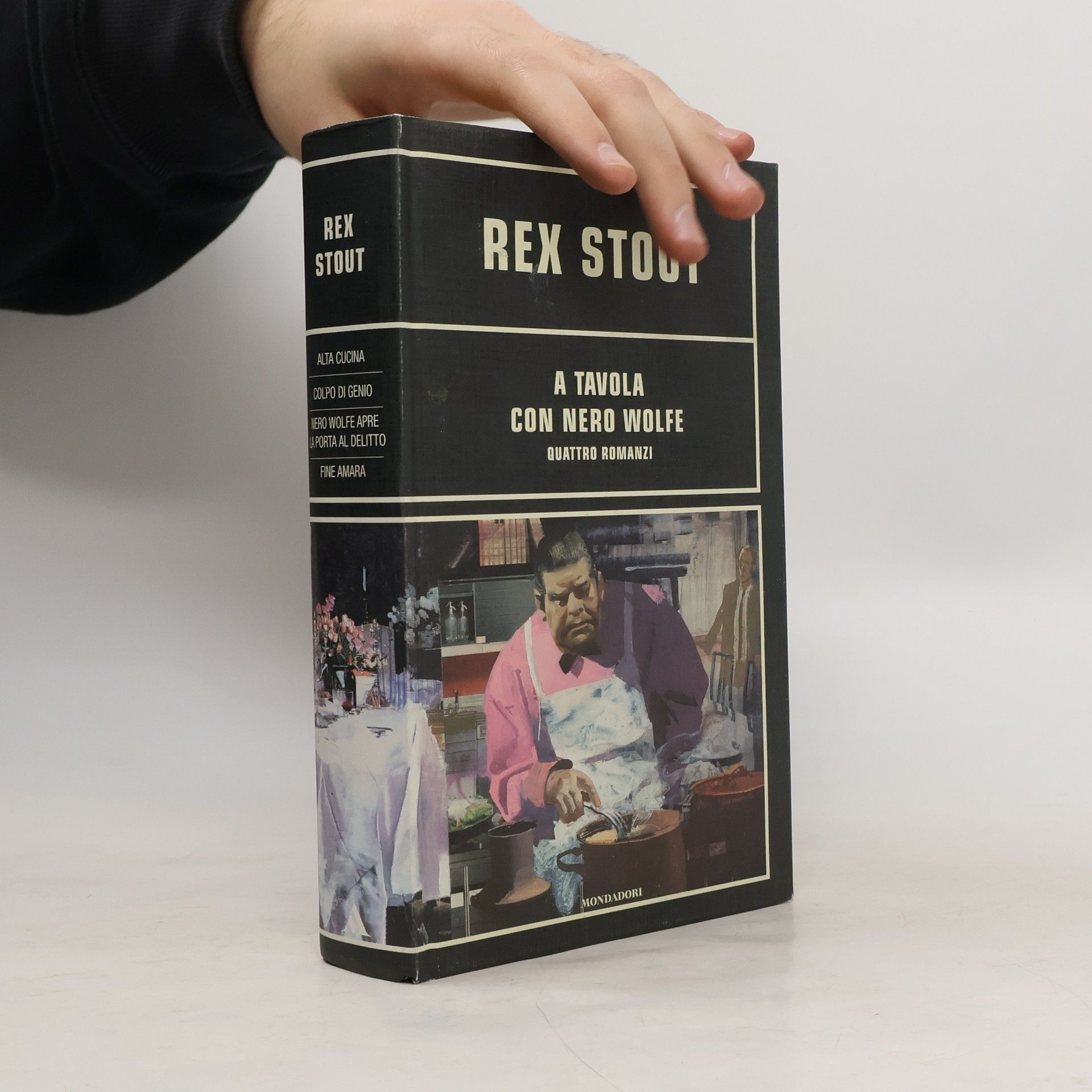 Nero Wolfe: A tavola con Nero Wolfe: alta cucina-colpo di genio-Nero Wolfe apre la porta al delitto-fine amara