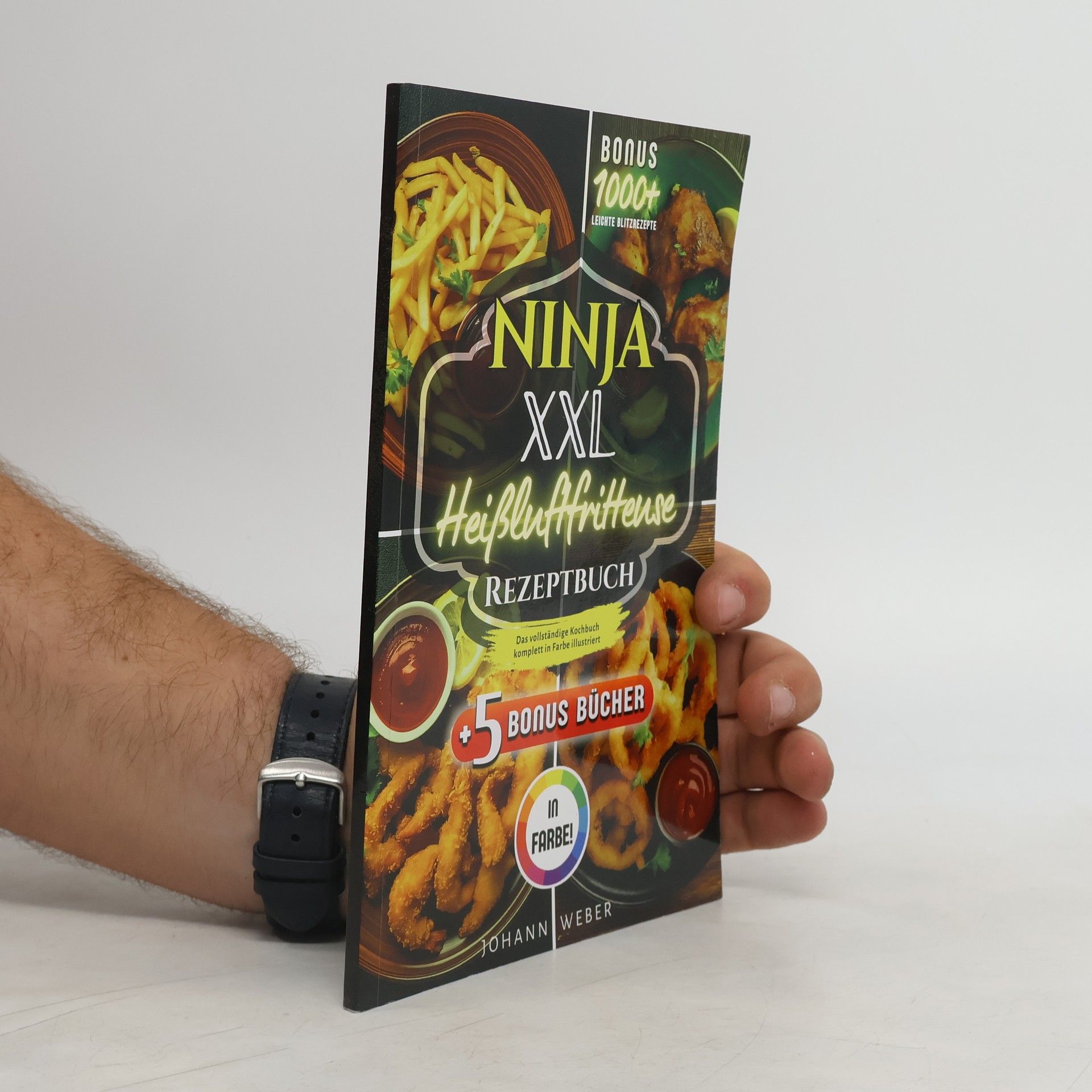 Johann Weber Ninja XXL Heißluftfritteuse Rezeptbuch