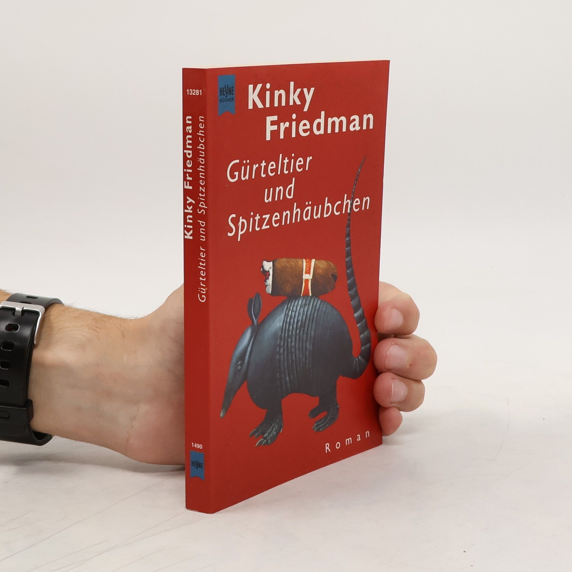 Kinky Friedman Gürteltier und Spitzenhäubchen