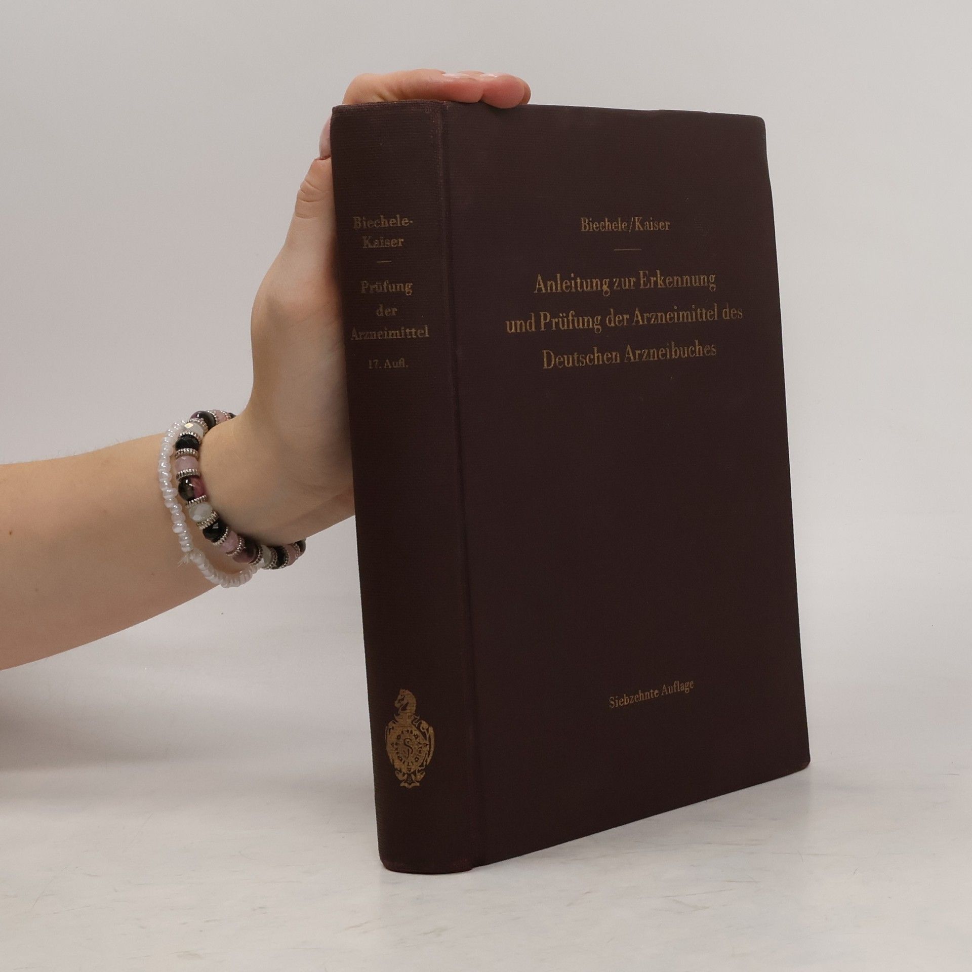 Max Biechele Anleitung zur Erkennung und Prüfung der Arzneimittel des Deutschen Arzneibuches