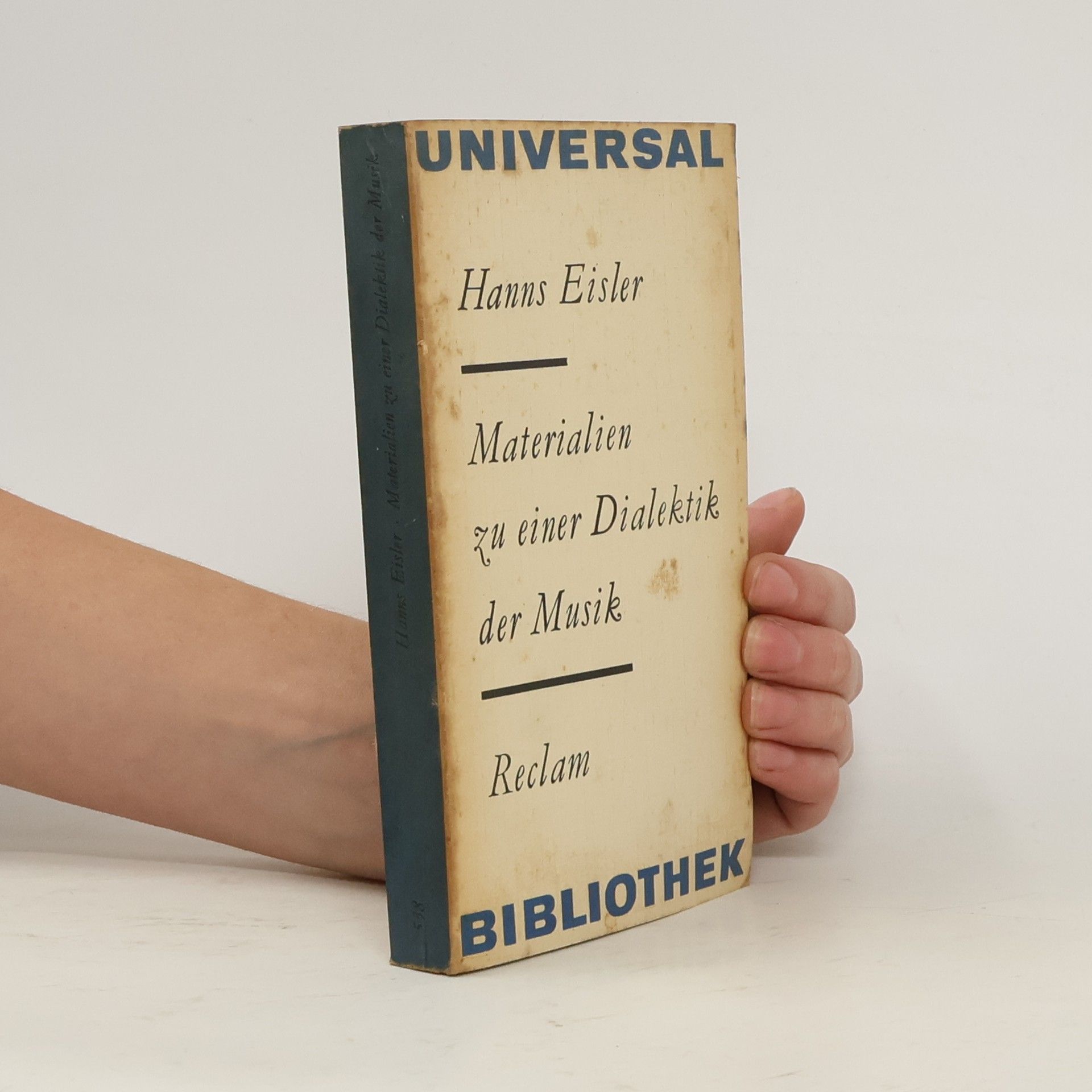 Hanns Eisler Materialien zu einer Dialektik der Musik