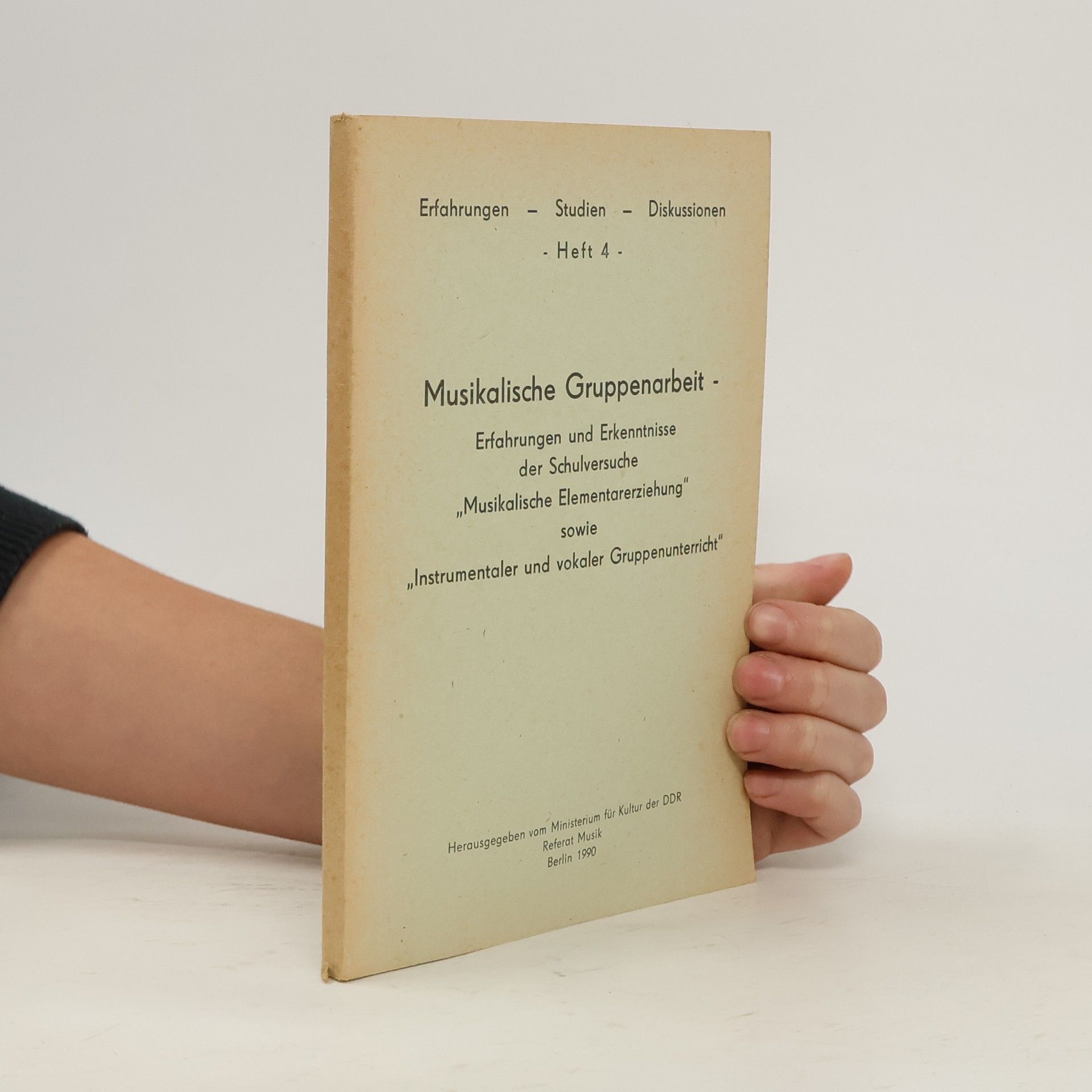 Wulfhard von Grüner Musikalische Gruppenarbeit