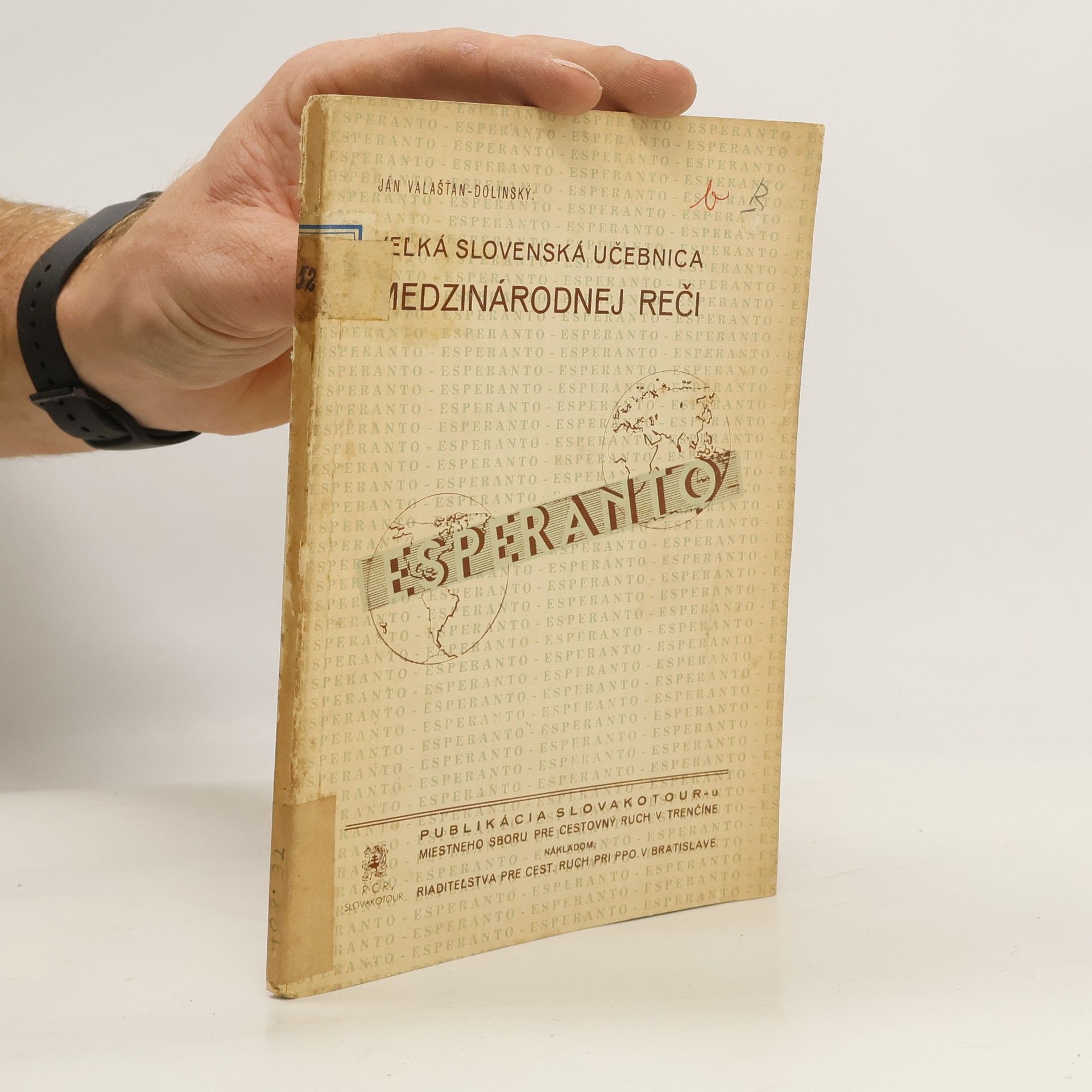 Ján Valašťan Dolinský Veľká slovenská učebnica medzinárodnej reči esperanto