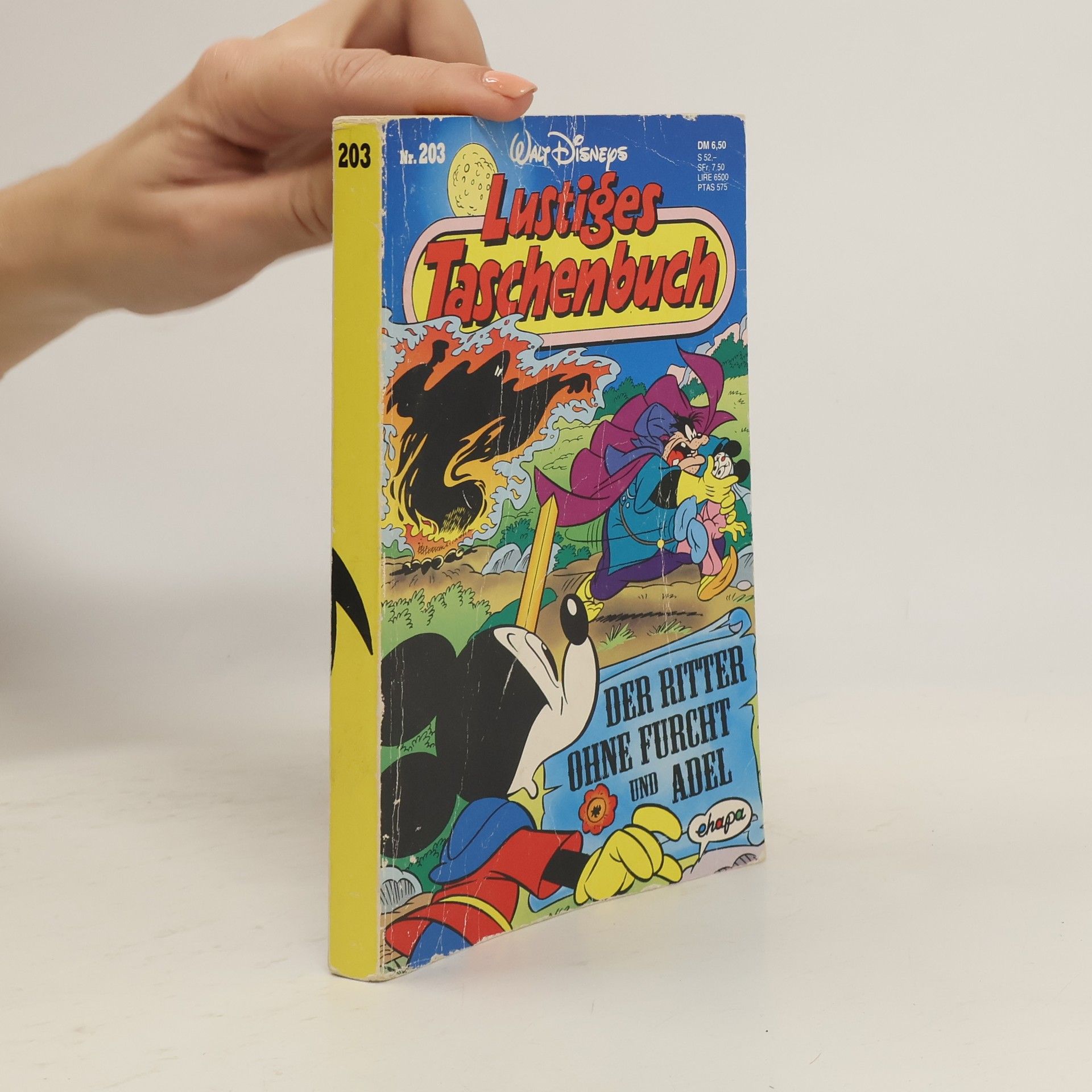 Walt Disney Lustiges Taschenbuch Nr. 203. Der ritter ohne furcht und adel