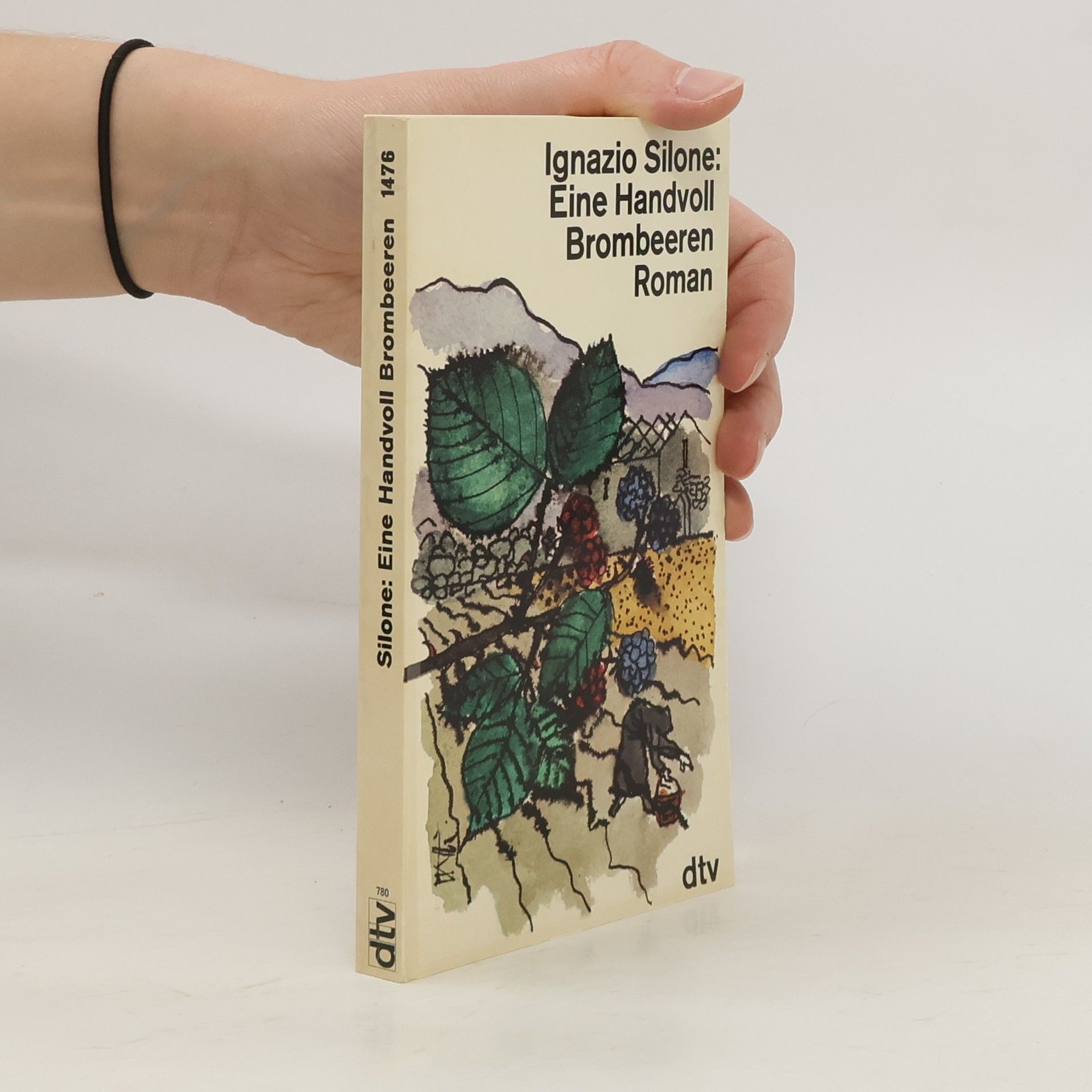 Eine Handvoll Brombeeren