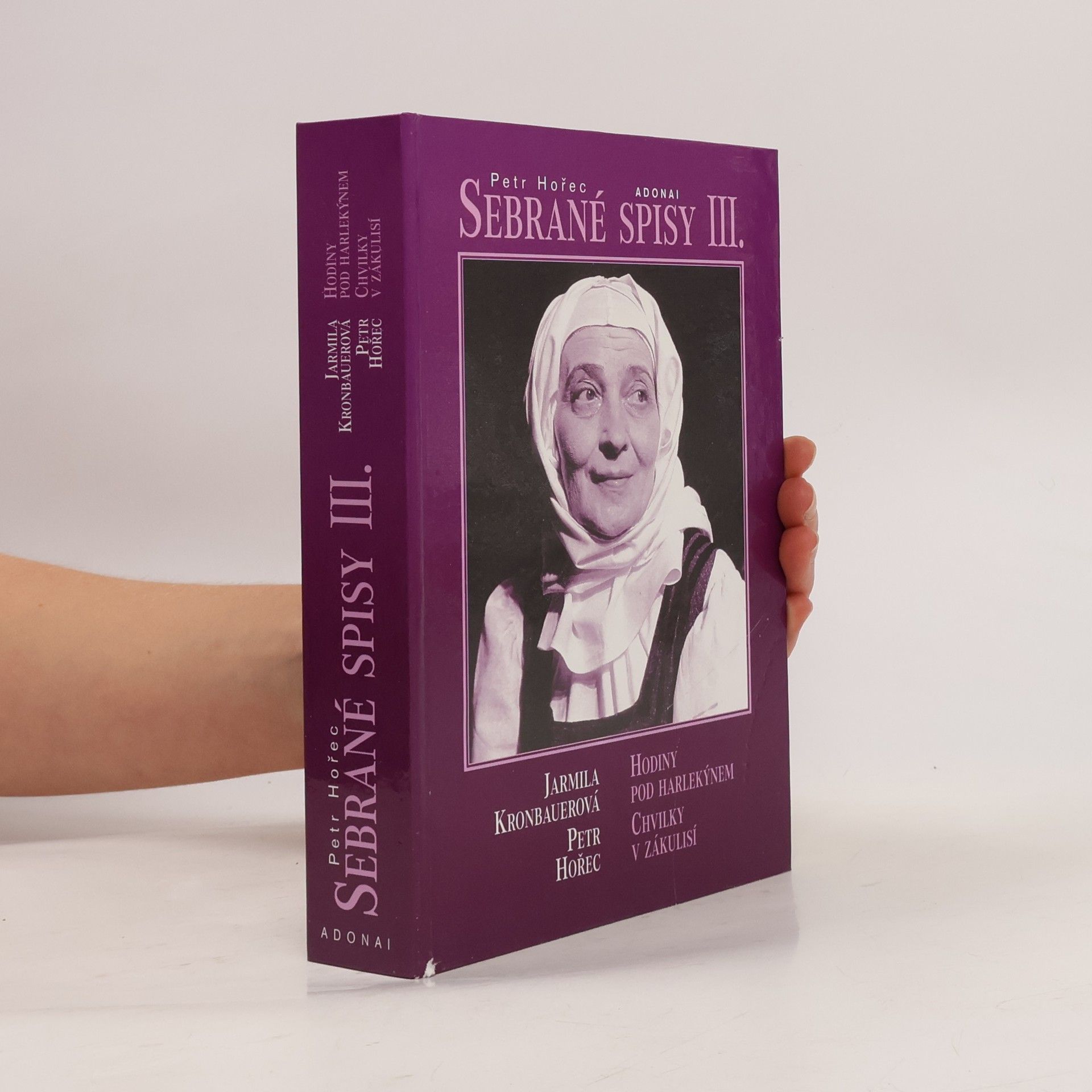 Petr Hořec Sebrané Spisy III. - Hodiny pod harlekýnem, Chvilky v zákulisí