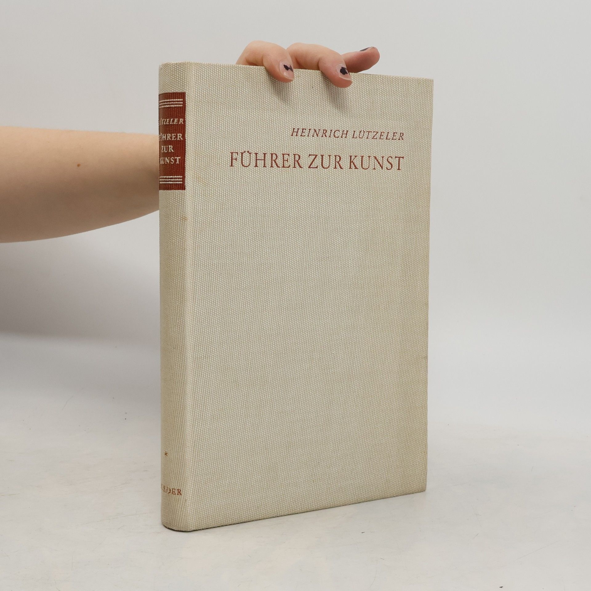 Heinrich Lützeler Führer zur Kunst