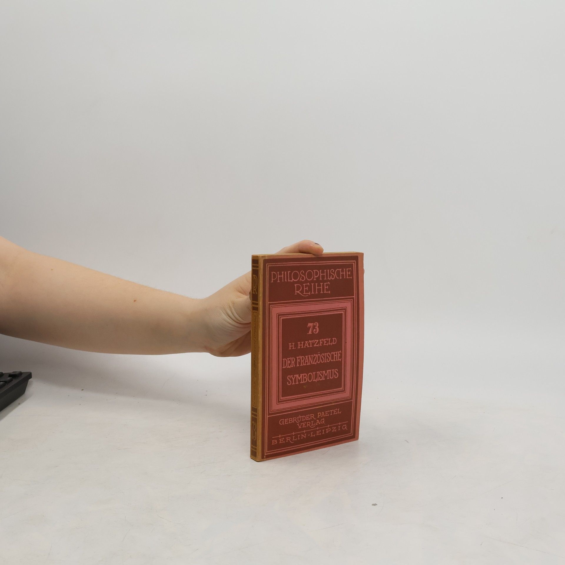 Helmut Hatzfeld Philosophische Reihe 73