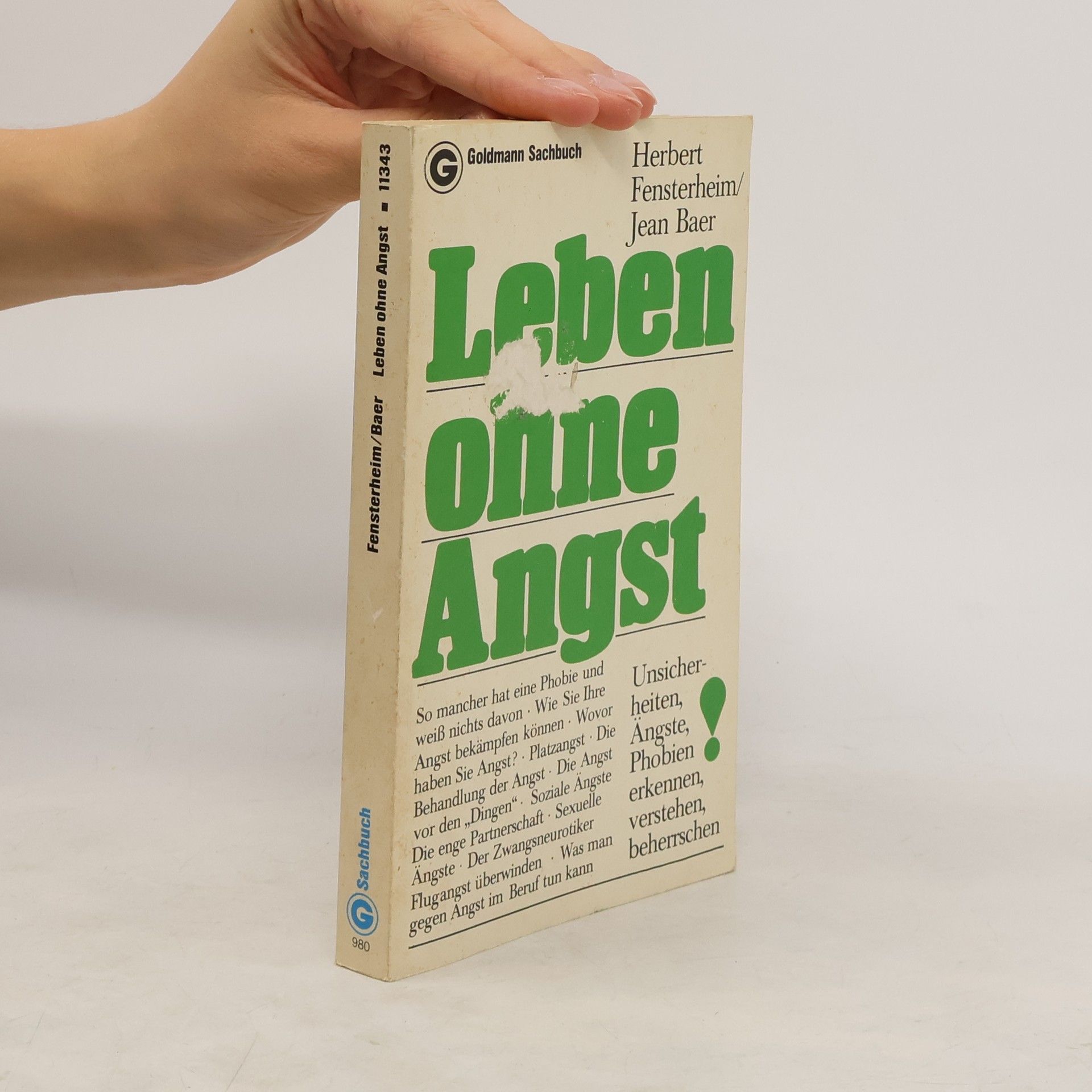 Herbert Fensterheim Leben ohne Angst