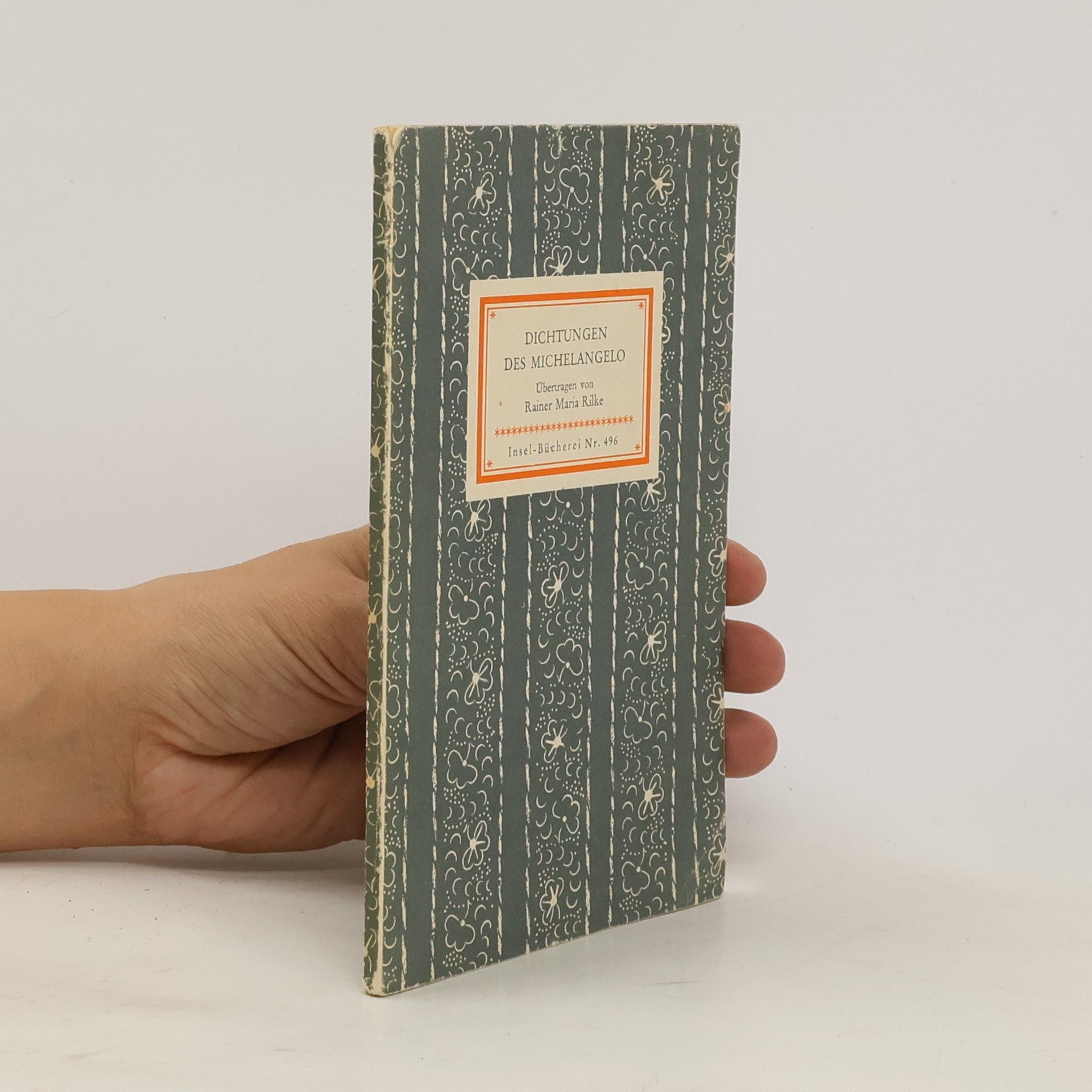 Rainer Maria Rilke Dichtungen des Michalangelo