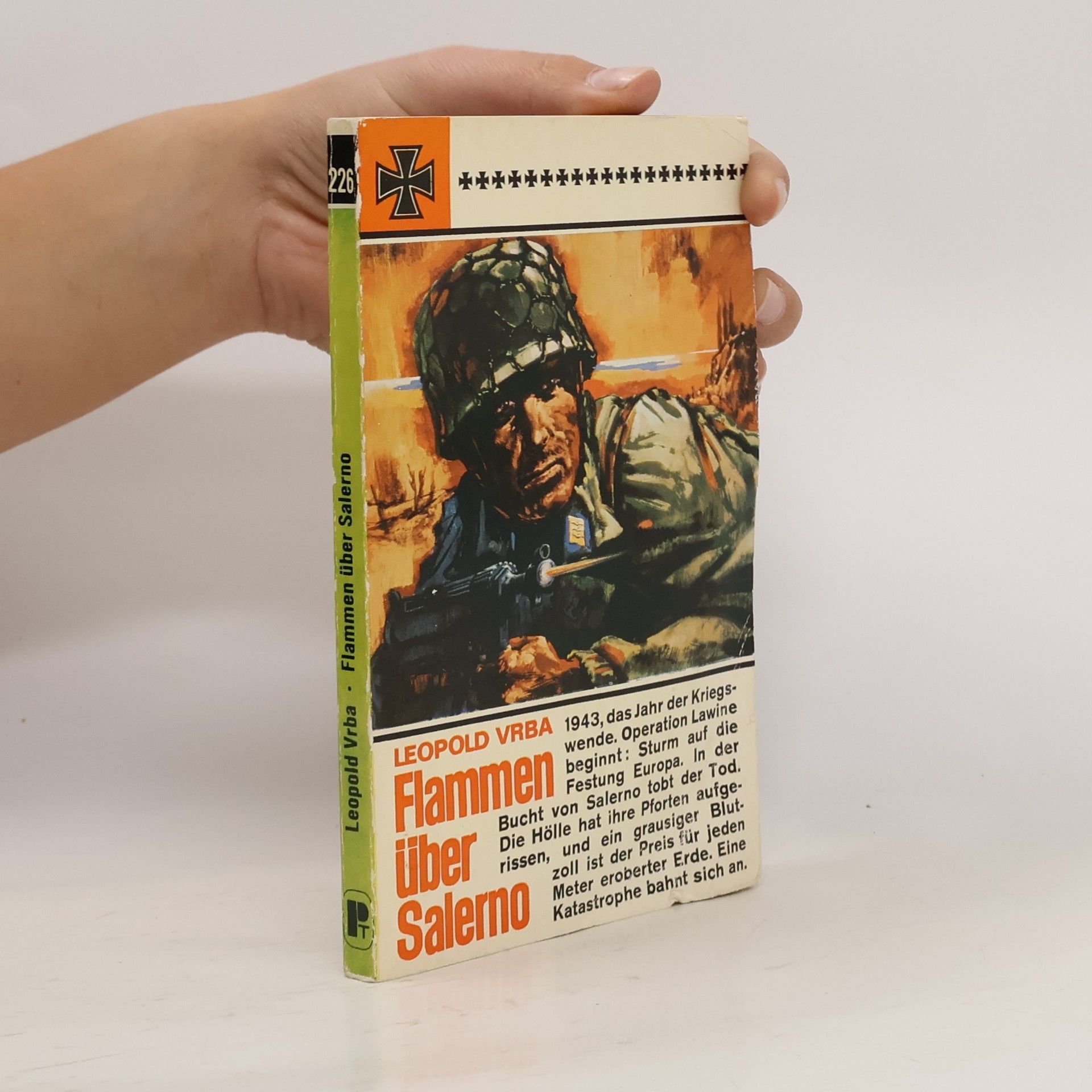 Leopold Vrba Flammen über Salerno