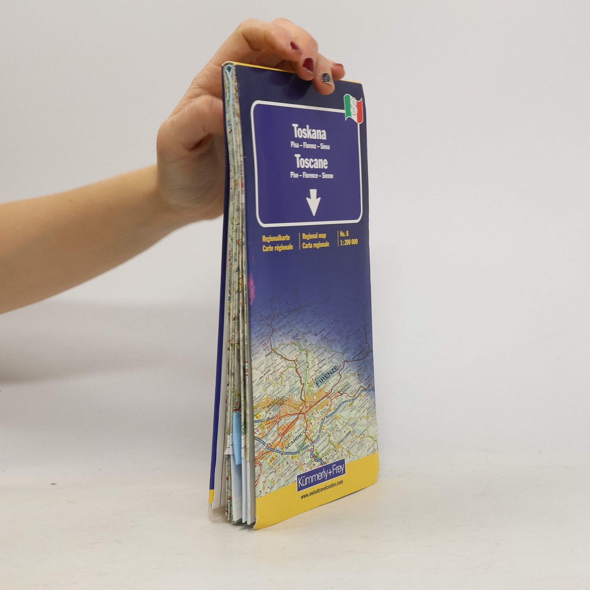 Autorenkollektiv Kümmerly & Frey Karte Toskana. Toscane. Tuscany. Toscana