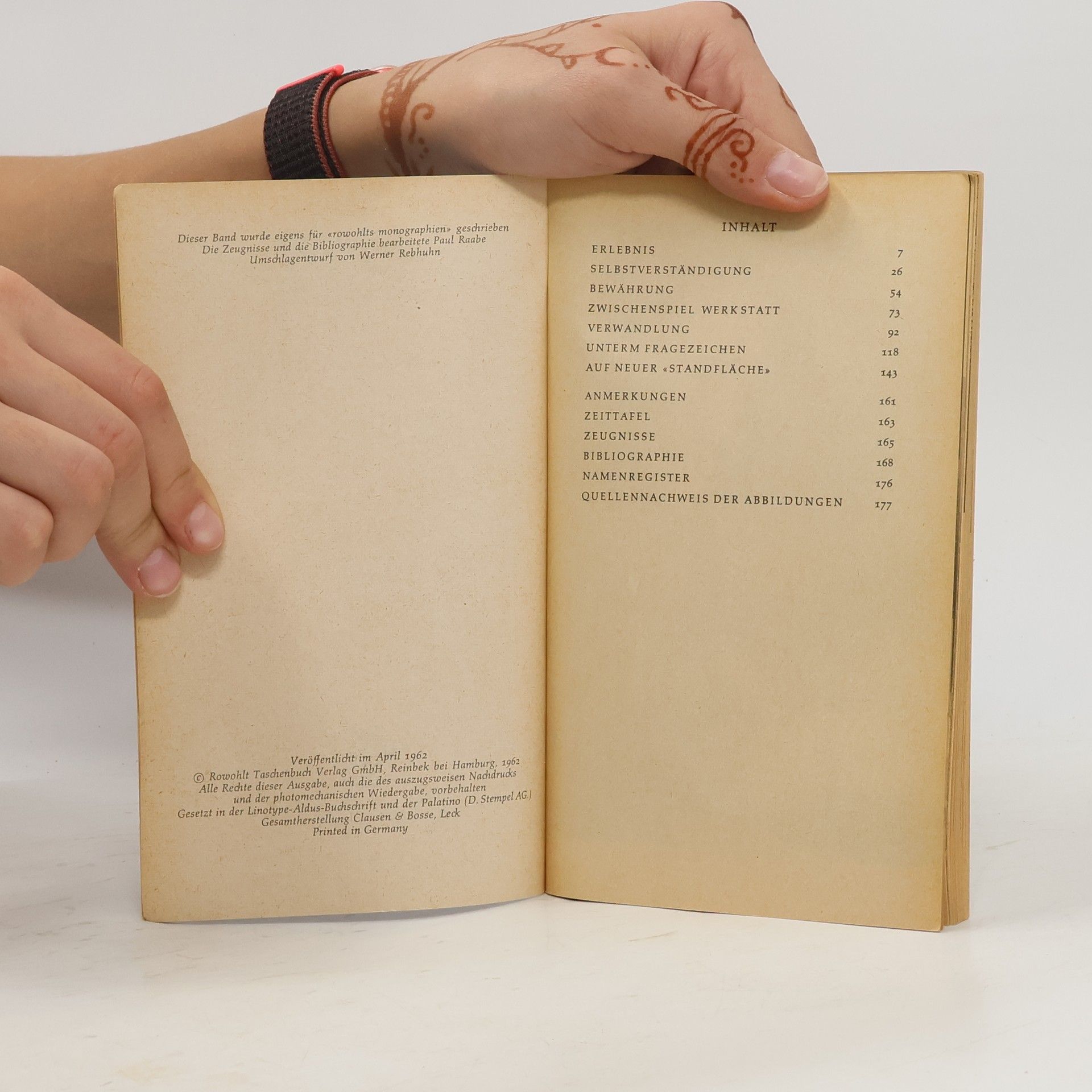 Autorenkollektiv Rowohlts Monographien 72. Ernst Jünger