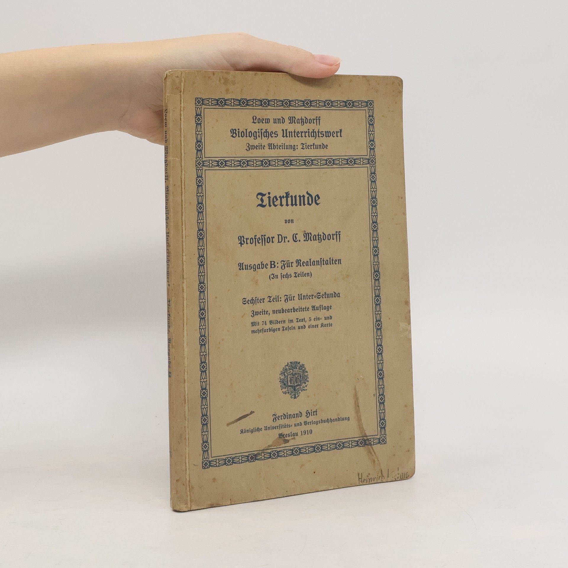C. Mazdorff Tierkunde