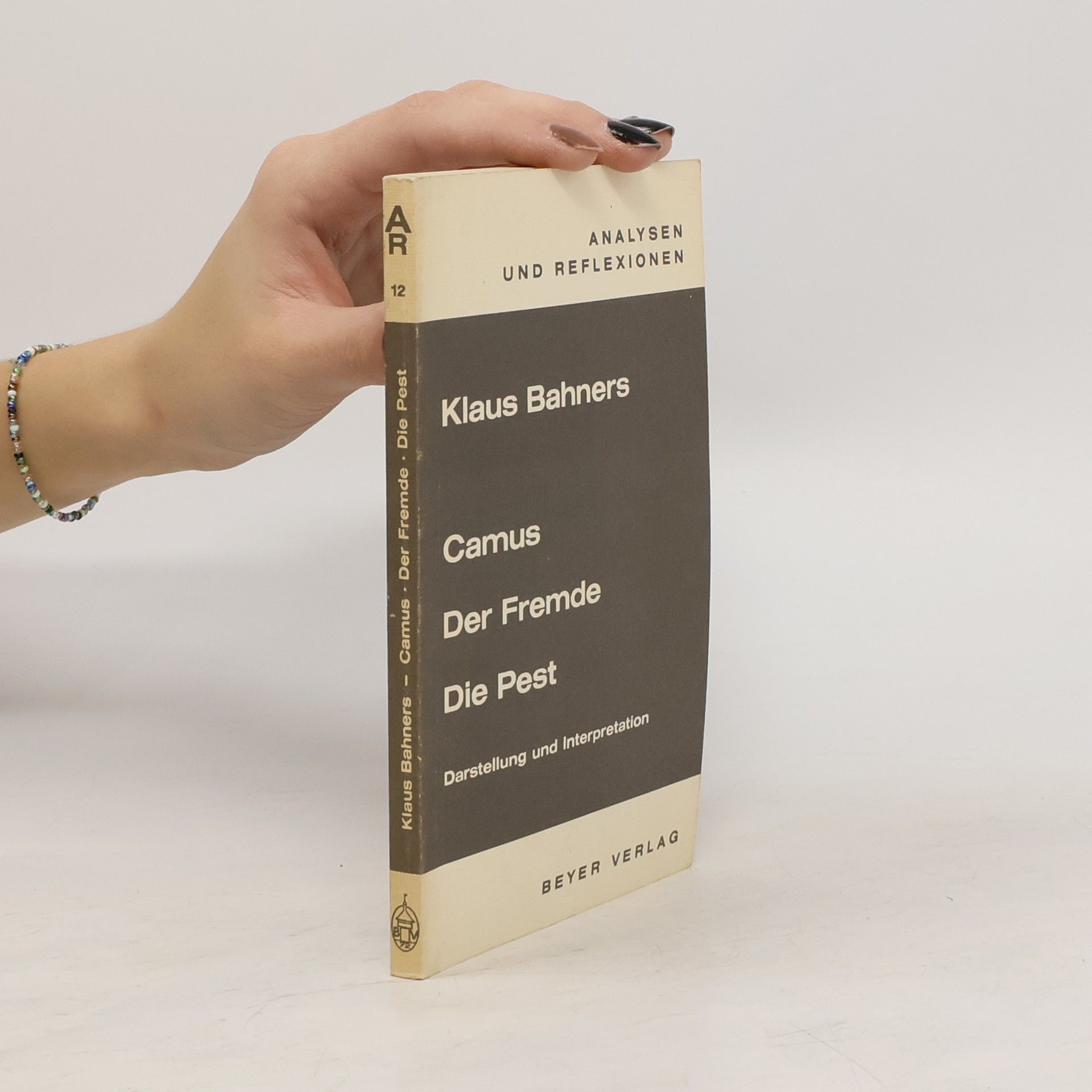 Der Fremde. Die Pest