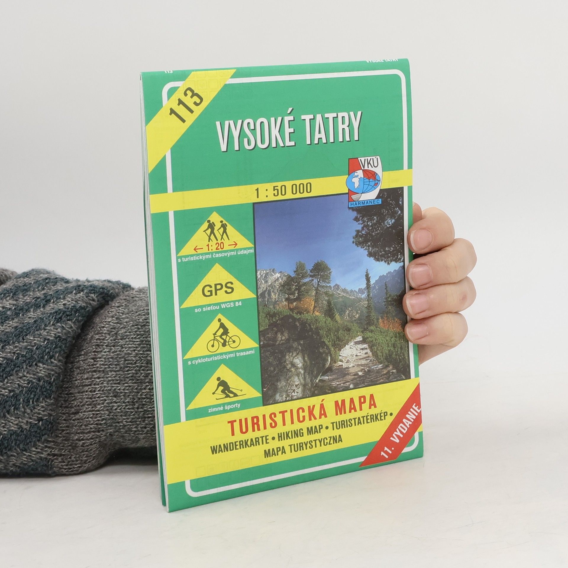 Various authors Vysoké Tatry turistická mapa 1:50 000