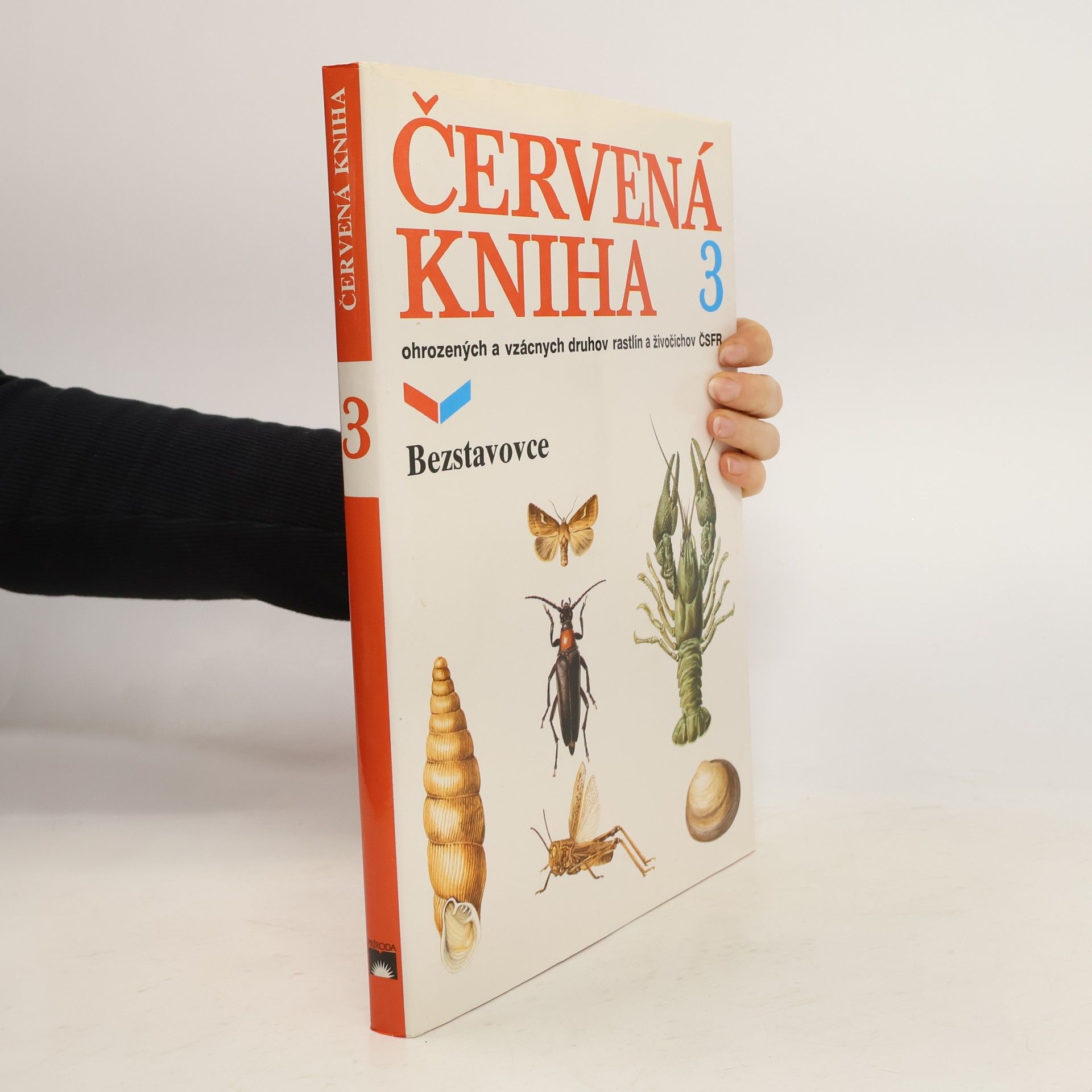 Ludvík Škapec Červená kniha ohrozených a vzácnych druhov rastlín a živočíchov ČSFR 3 - Bezstavovce