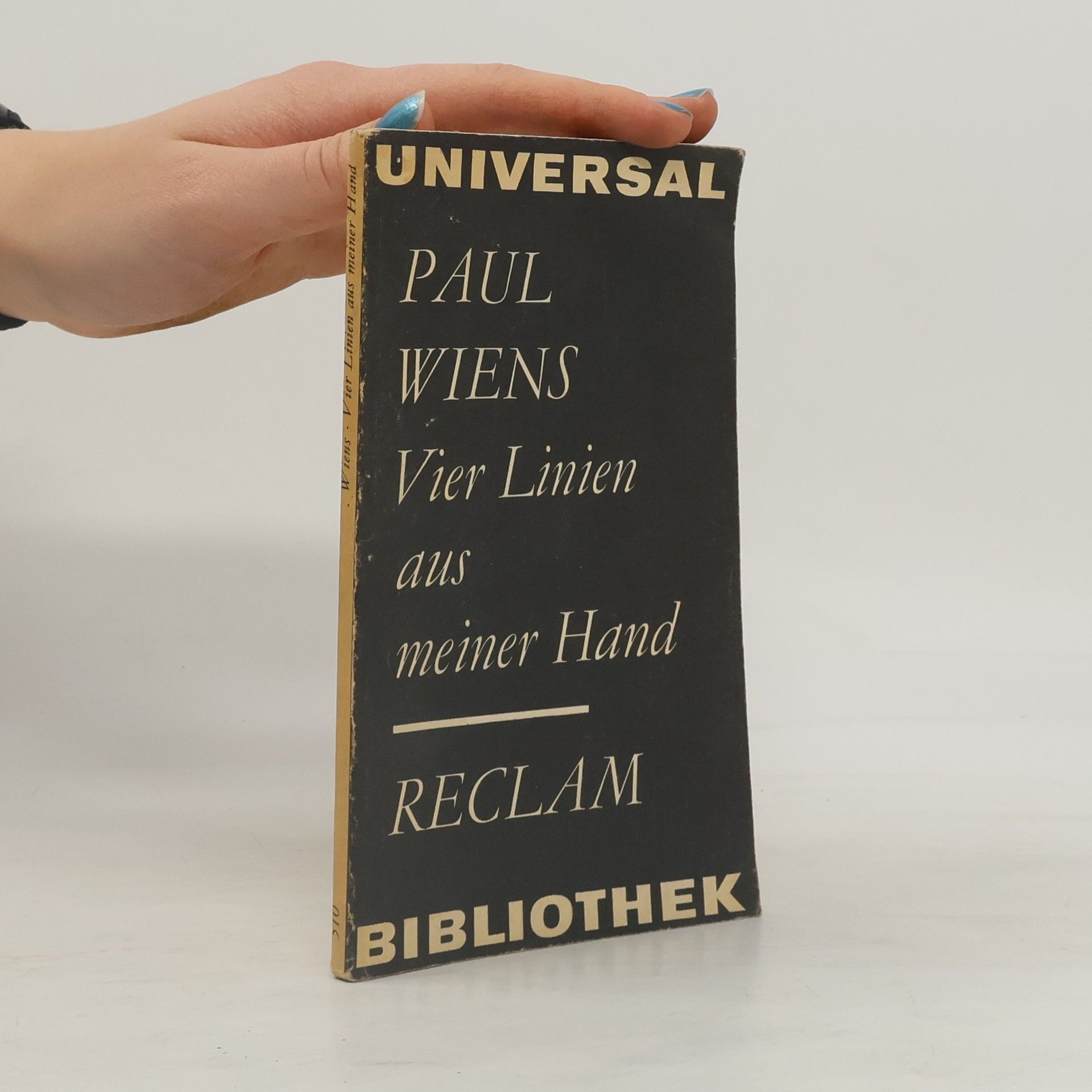 Paul Wiens Vier Linien aus meiner Hand